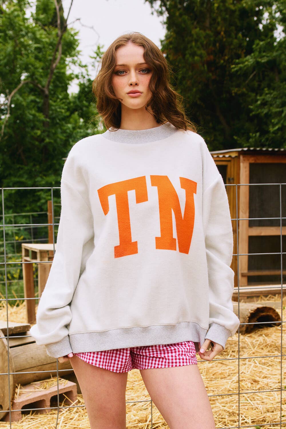 'TENNESSEE & TN' Reversible Mockneck