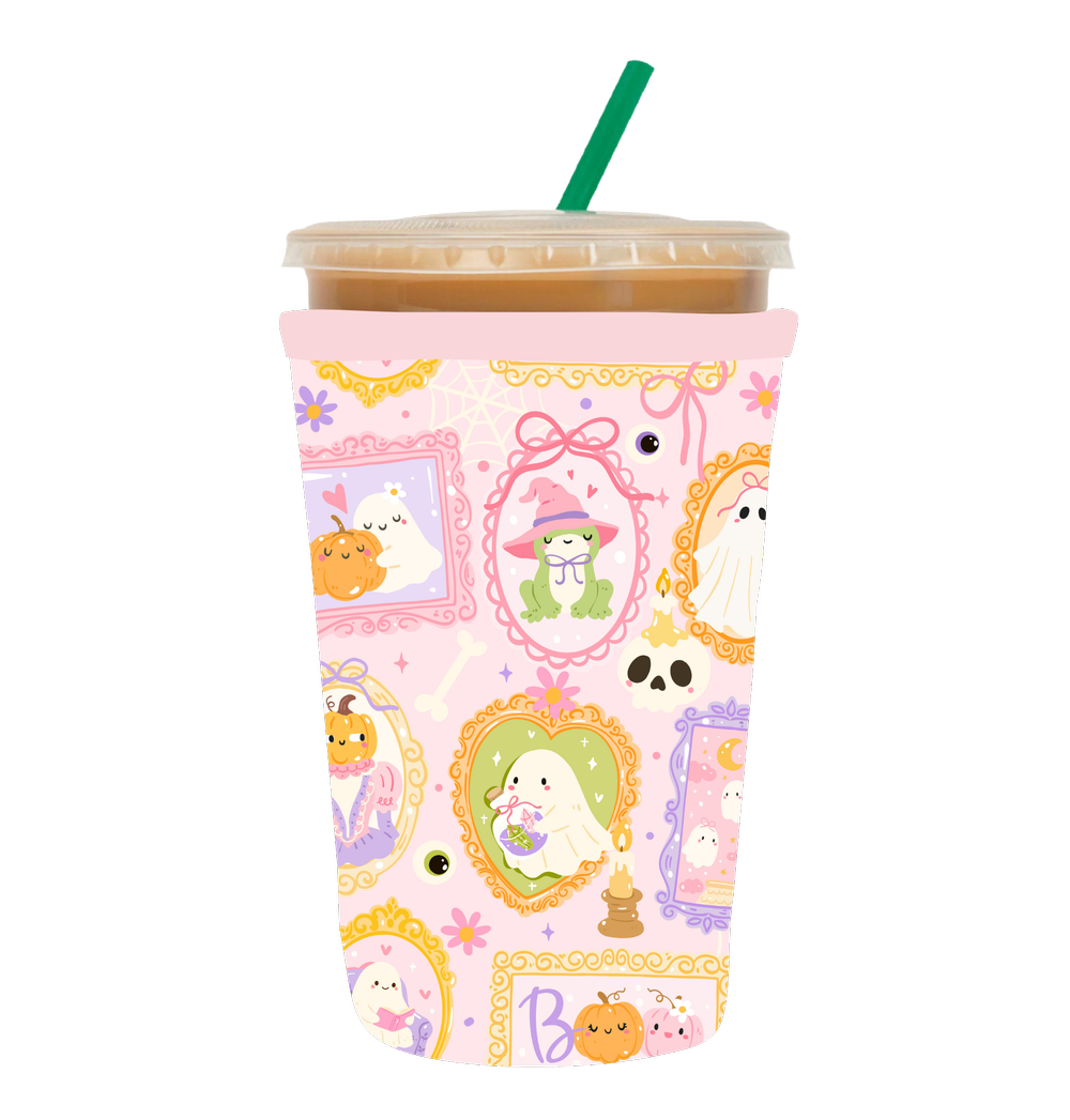 Boo Paintings Coffee Coozie