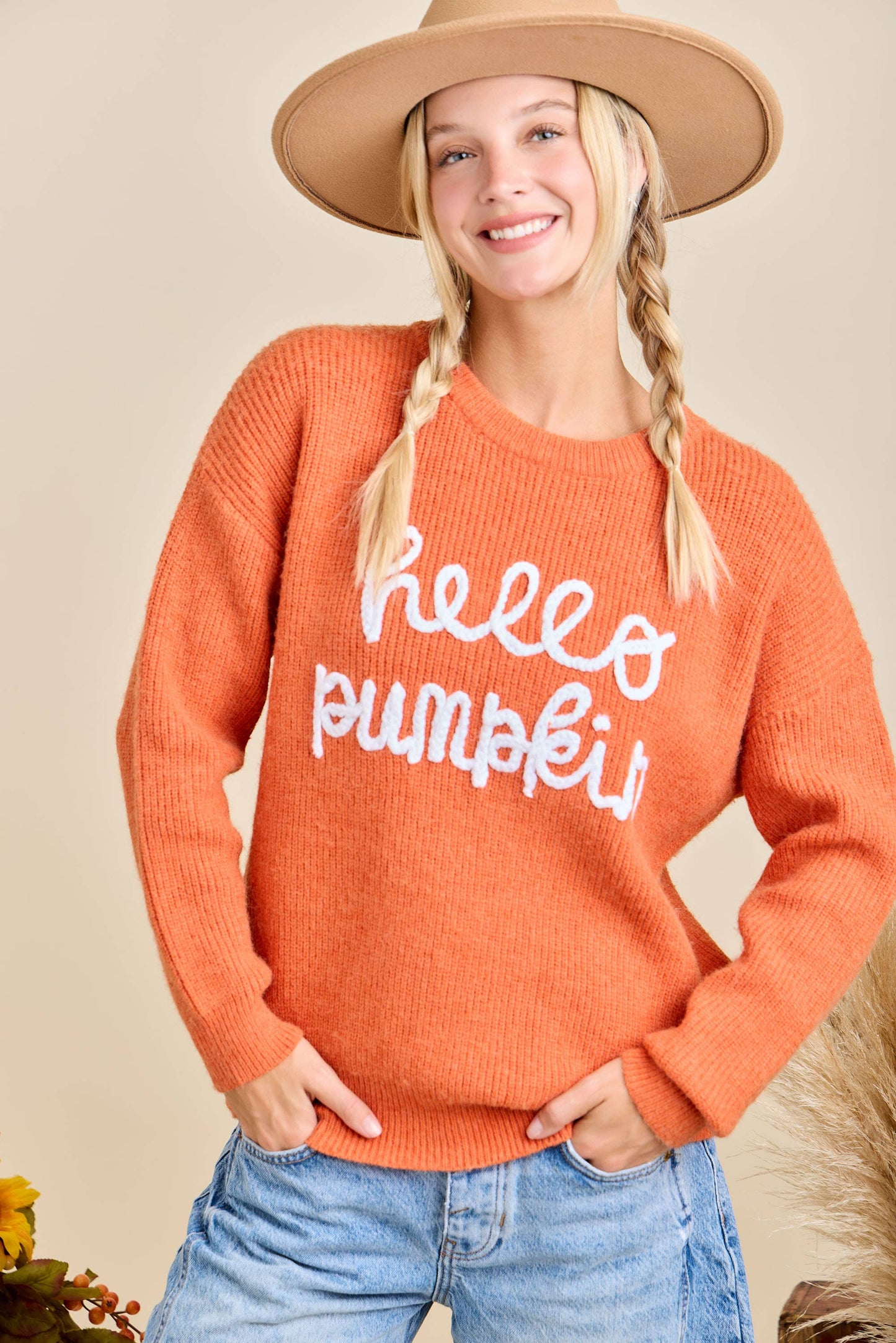 Hello Pumpkin Sweater
