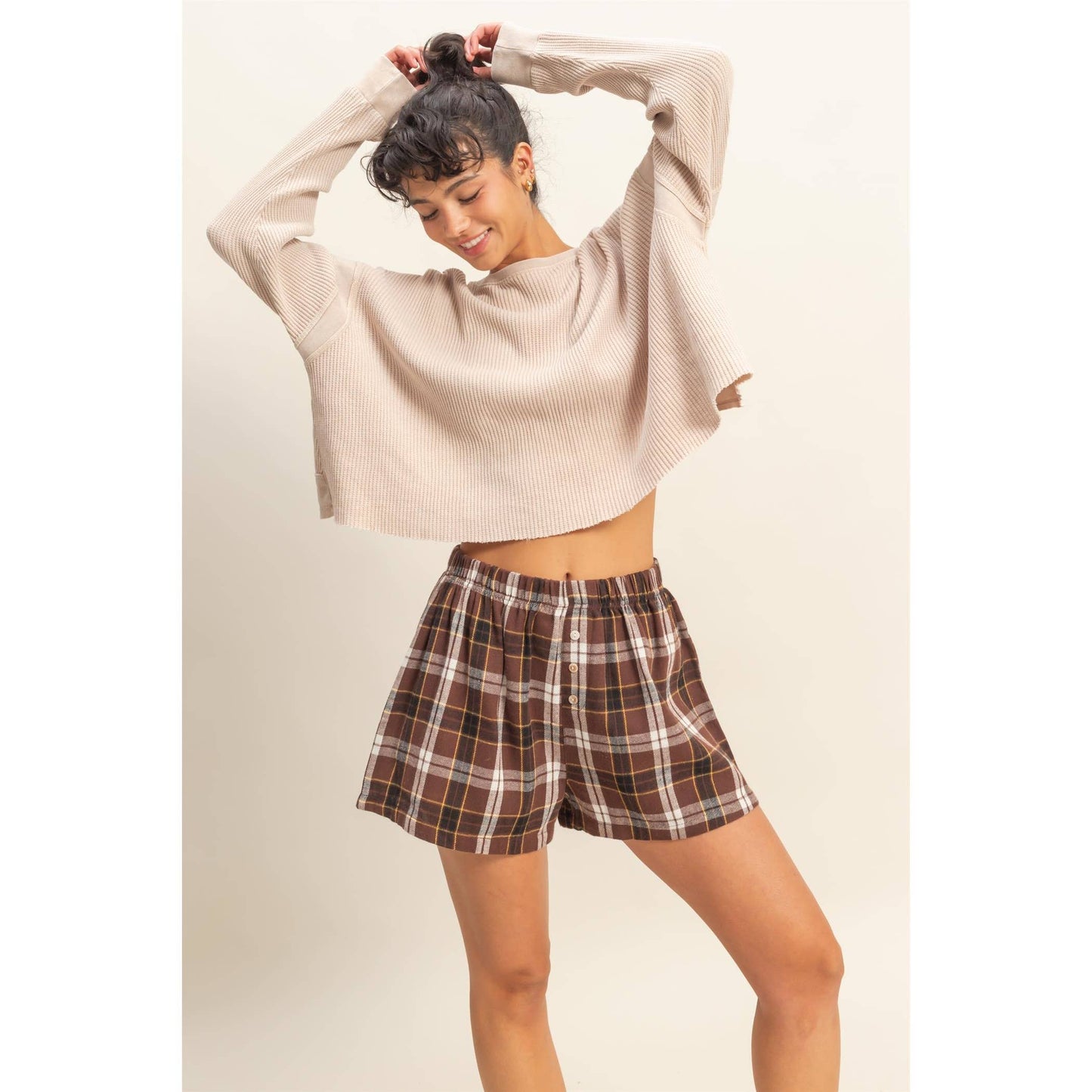 Flannel Boxer Shorts