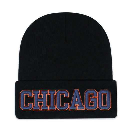 Chicago 3D Embroidered Beanies
