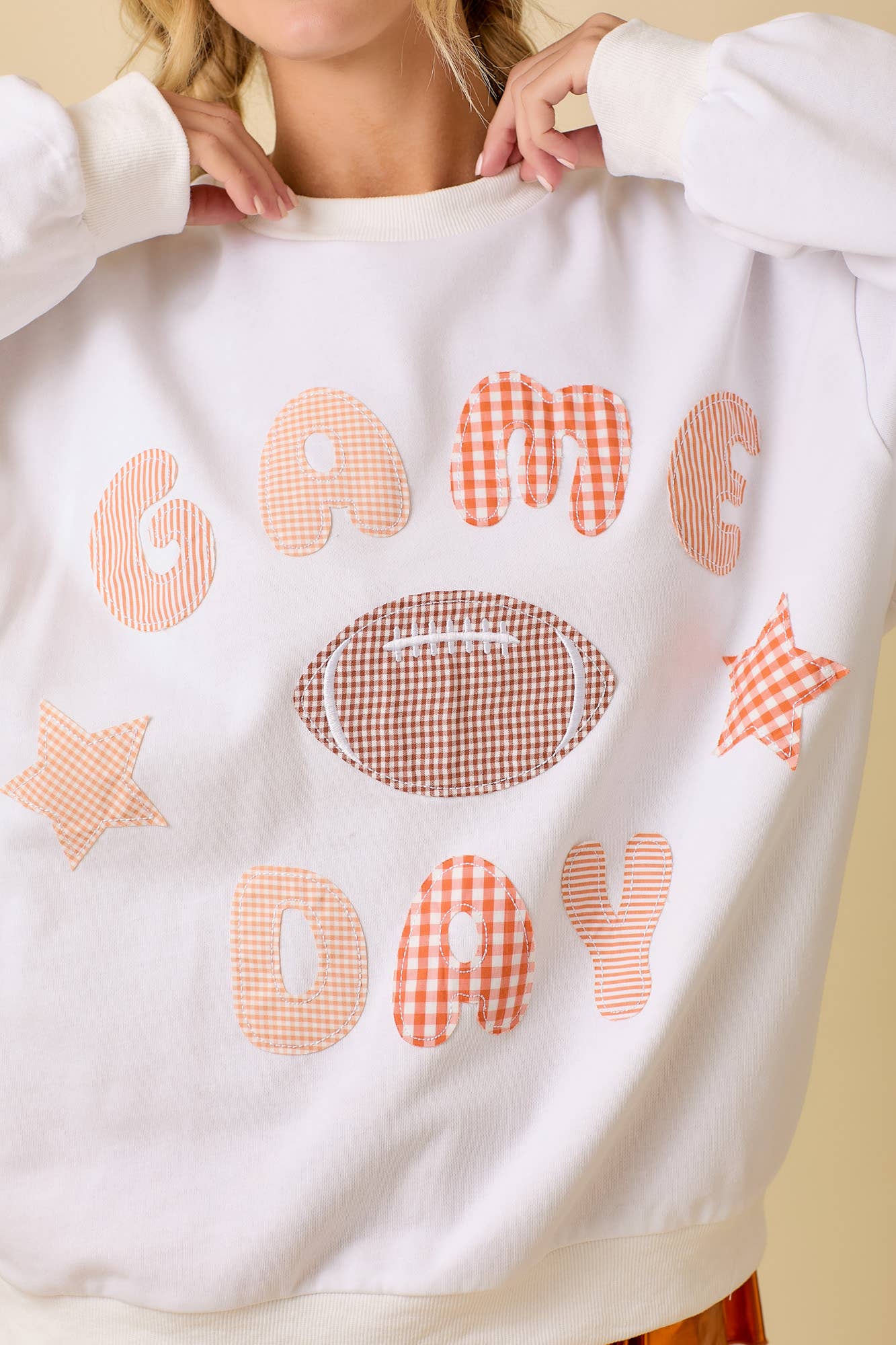 Game Day Patchwork Crewneck
