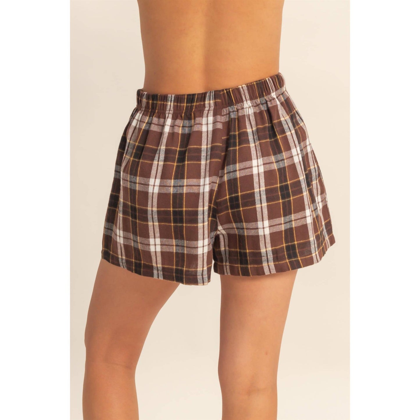 Flannel Boxer Shorts