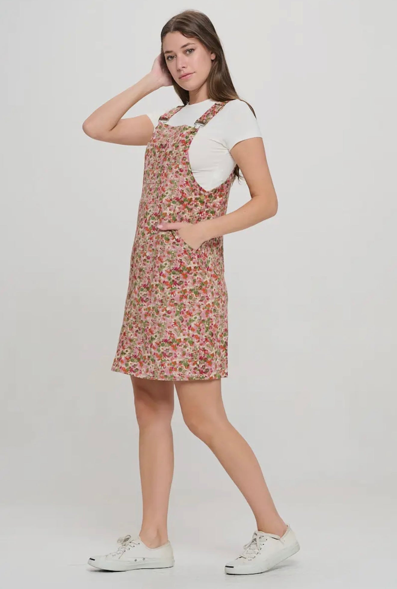 Pretty in Petals Overall Dress