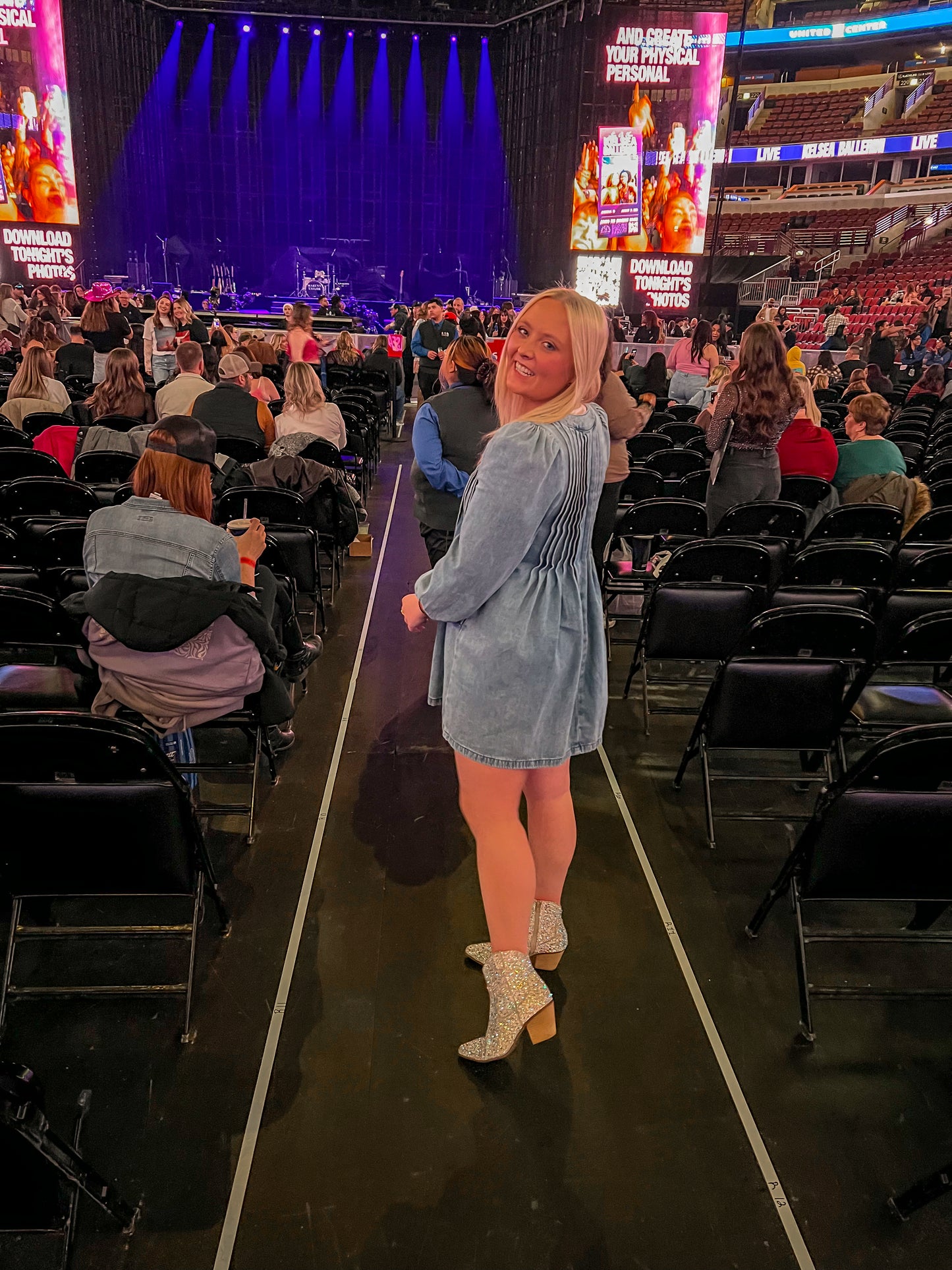Long sleeve denim Dress
