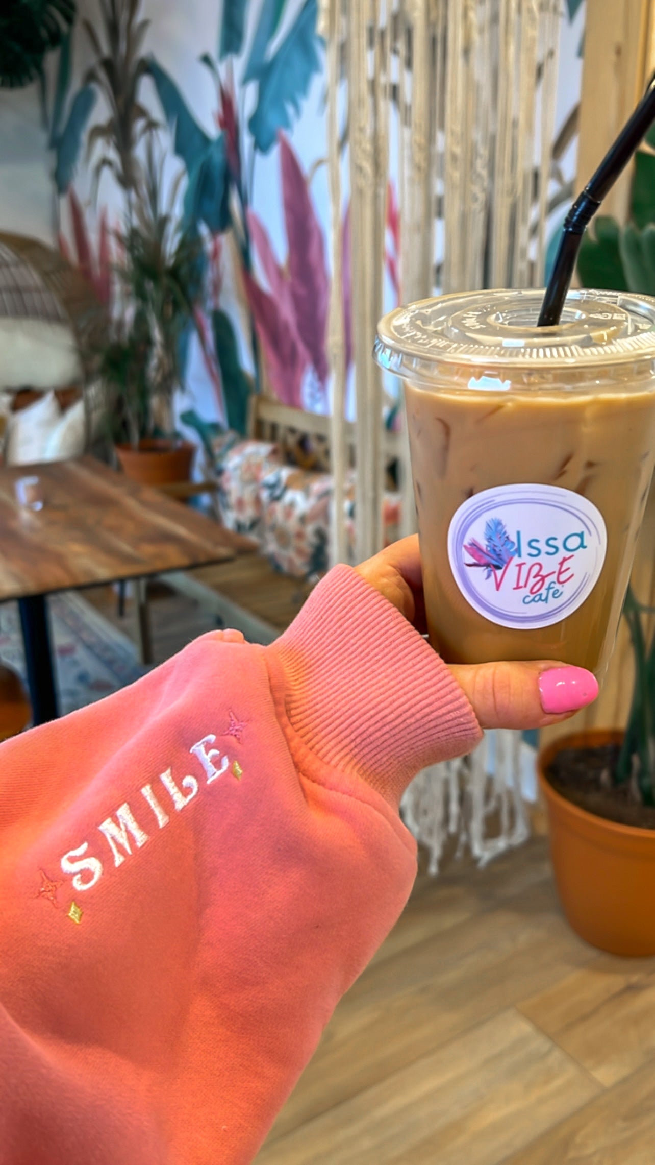 Embroidered Van Star Oversized Hoodie