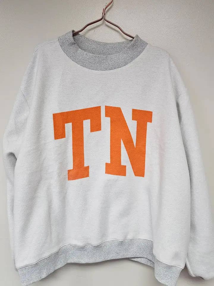 'TENNESSEE & TN' Reversible Mockneck