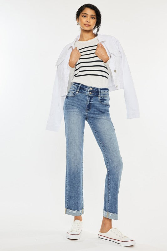 Harbor Cuff Straight Jeans