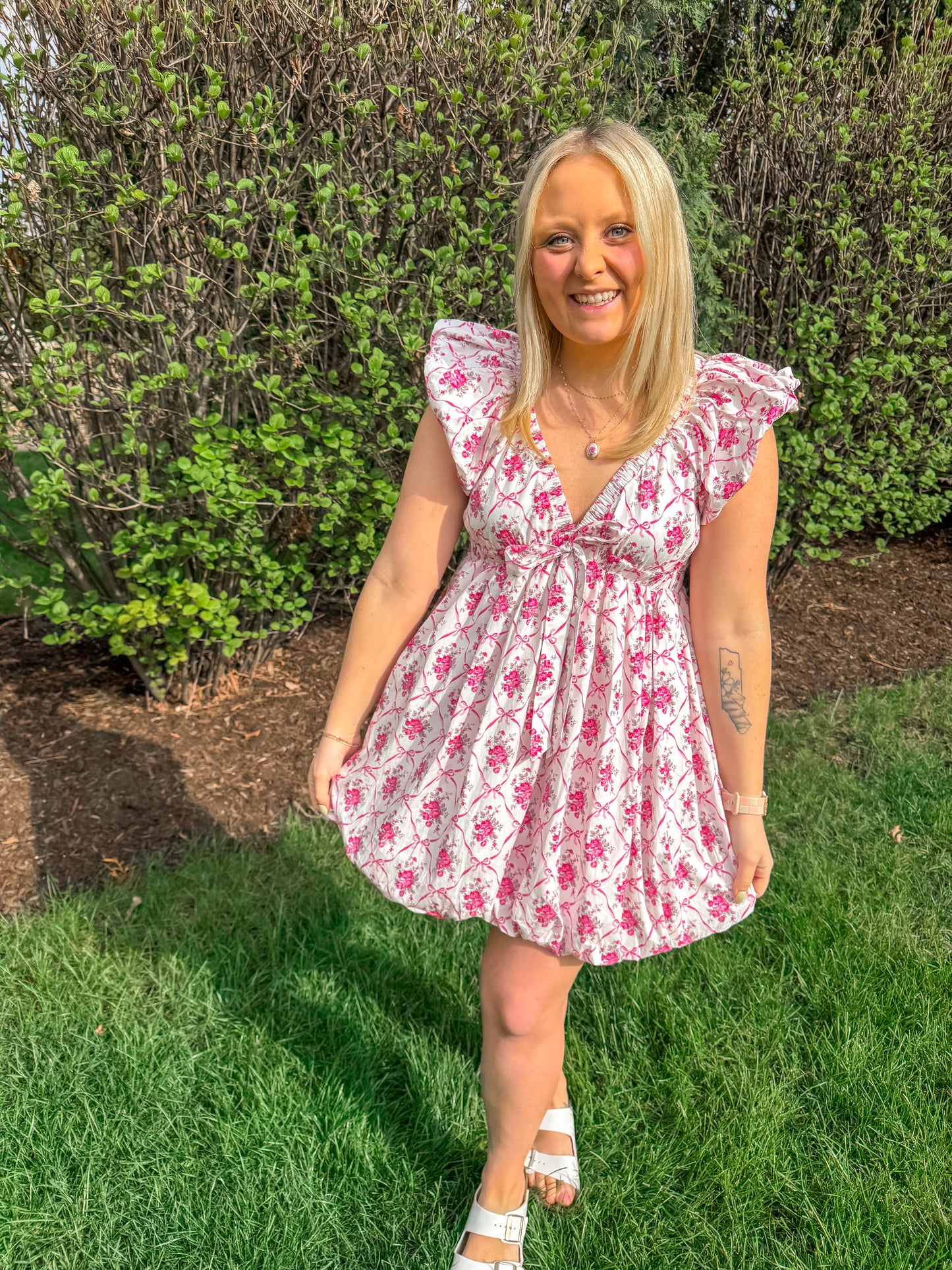 Garden Tea Party Bubble Dress