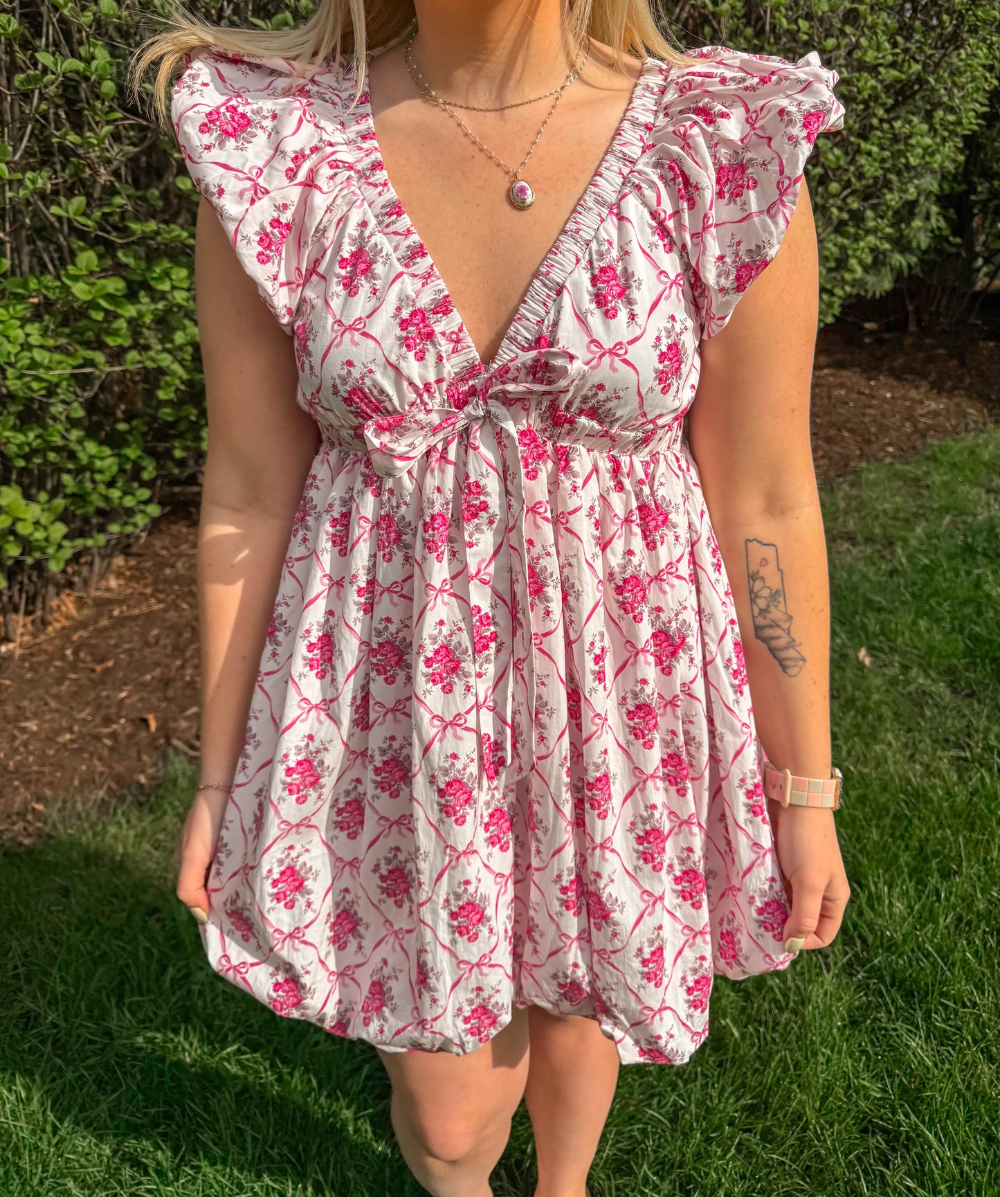Garden Tea Party Bubble Dress