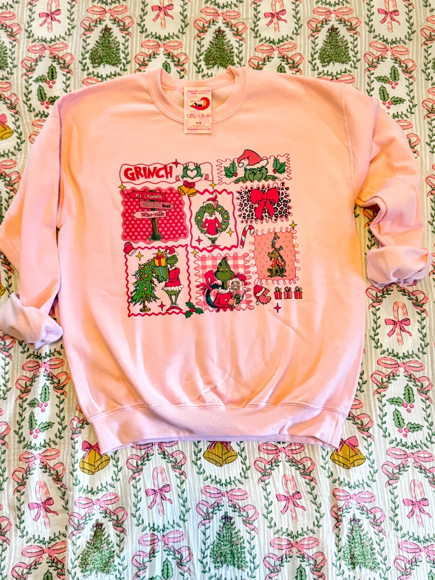 Grinch Stamps Sweatshirt