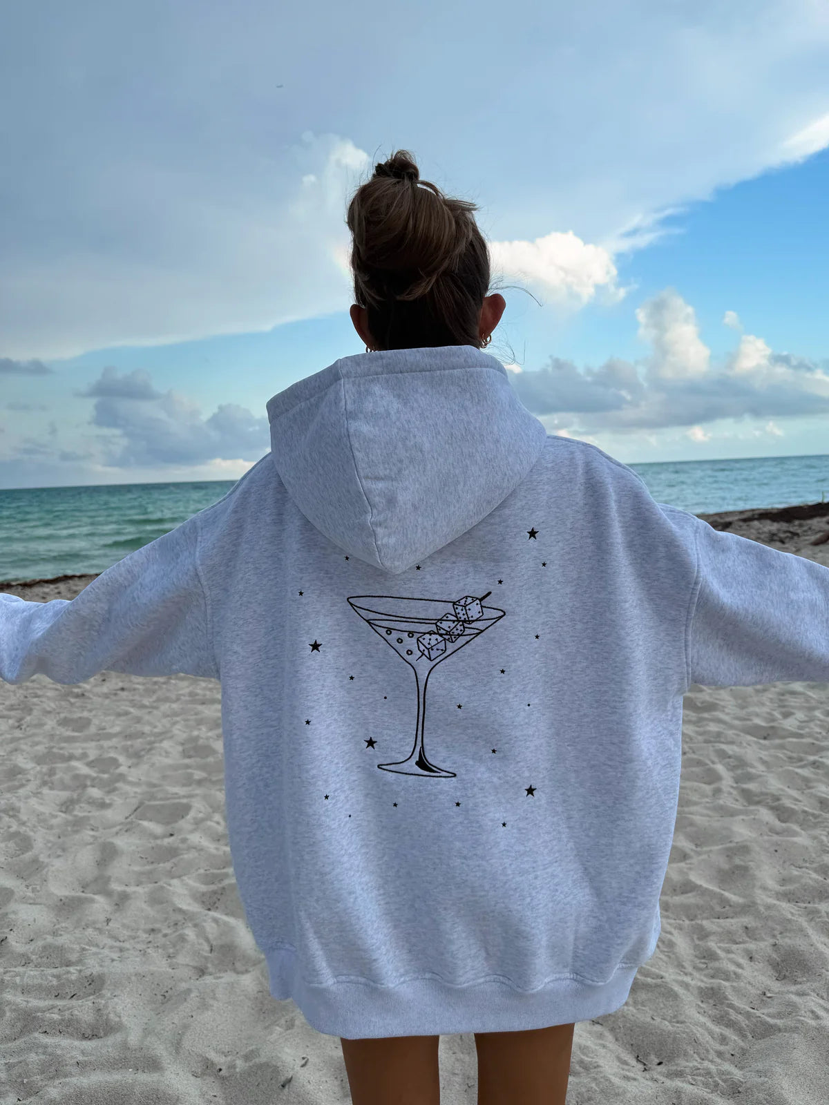 Cosmic Martini Oversized Hoodie