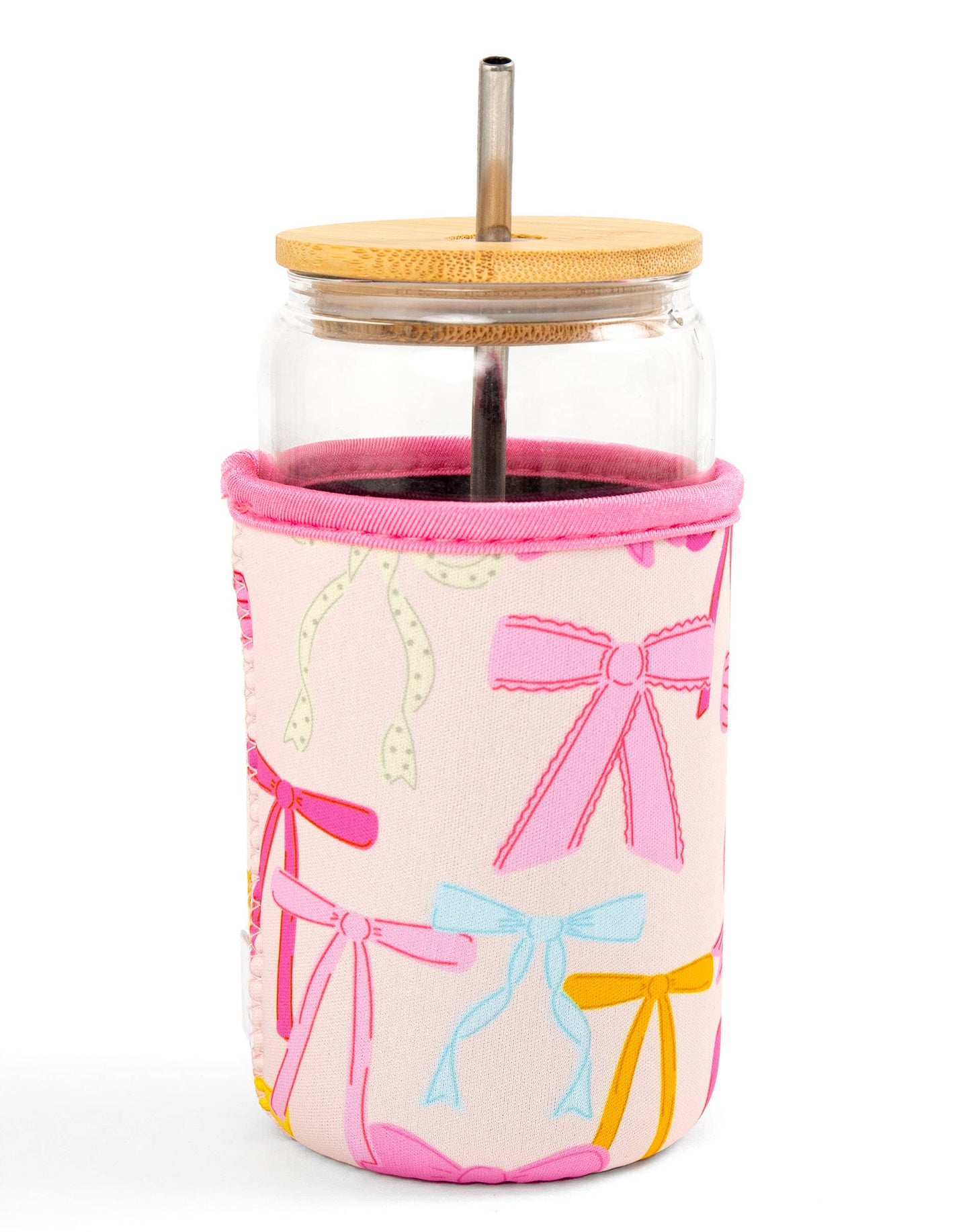 Coquette Bows coffee coozie