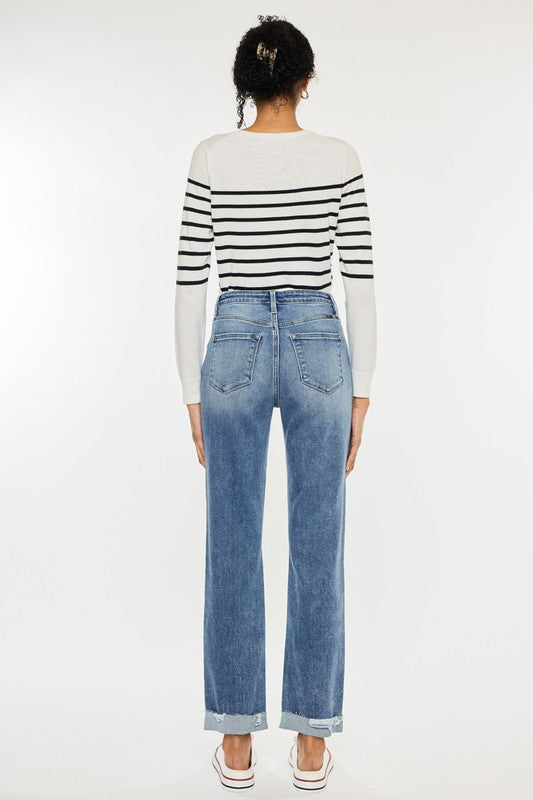 Harbor Cuff Straight Jeans