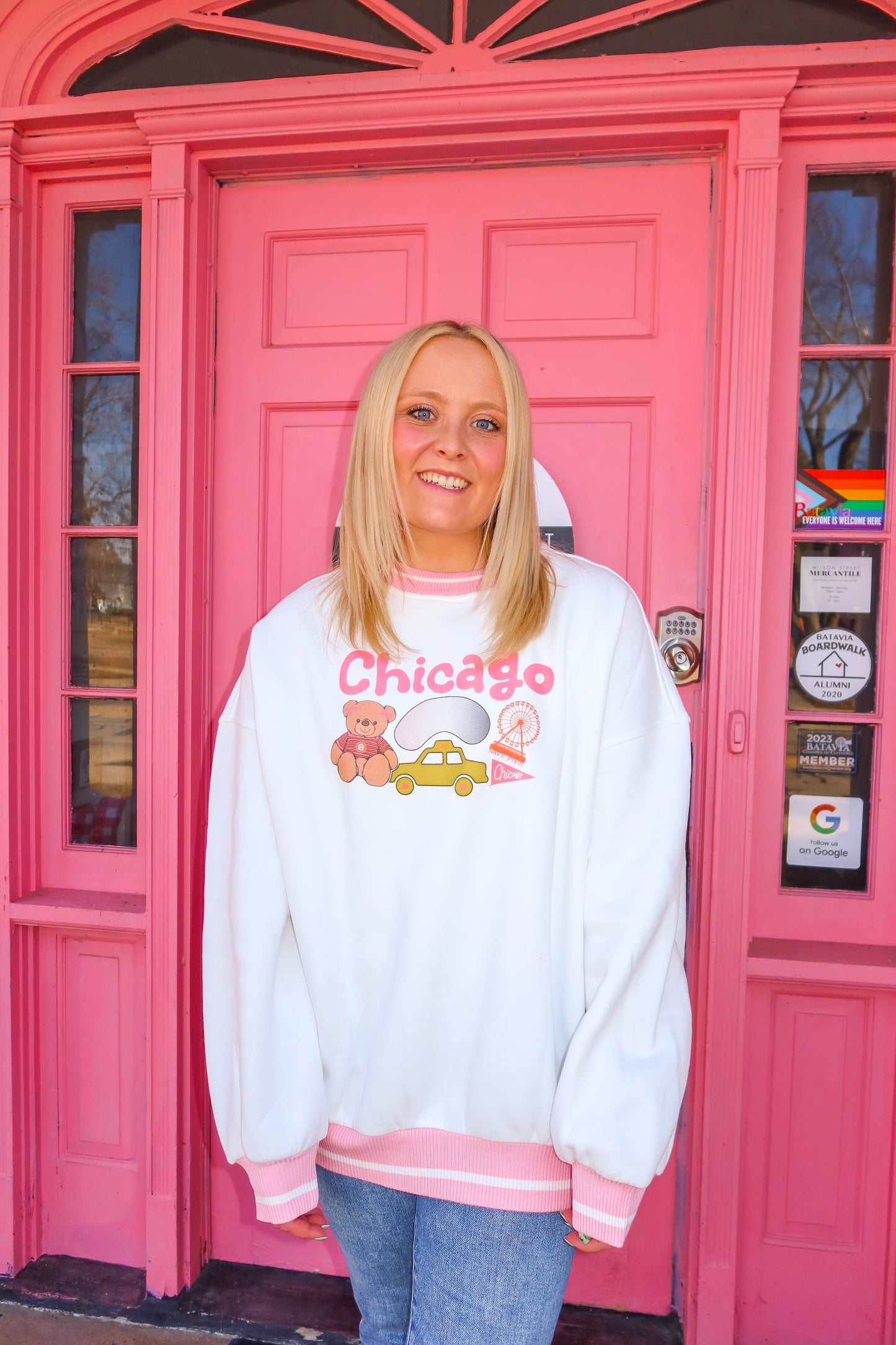Seapeak Chicago Collage Sweatshirt