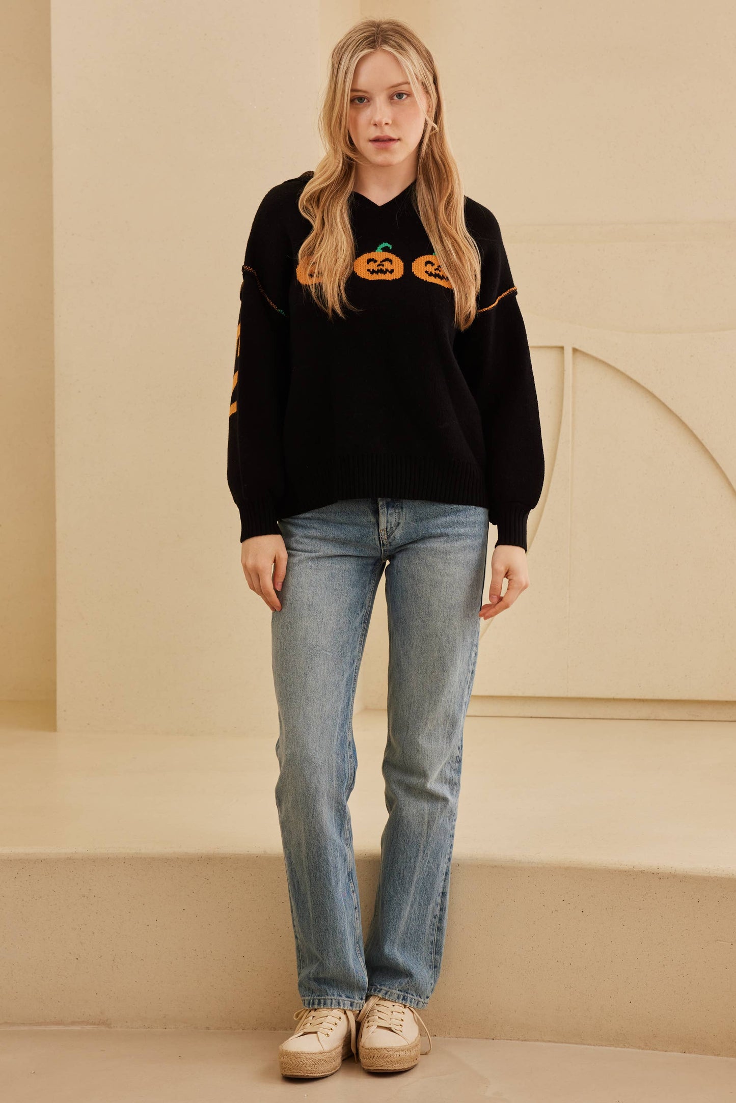 Hooded Halloween Sweater