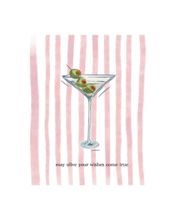Dirty Martini Greeting Card