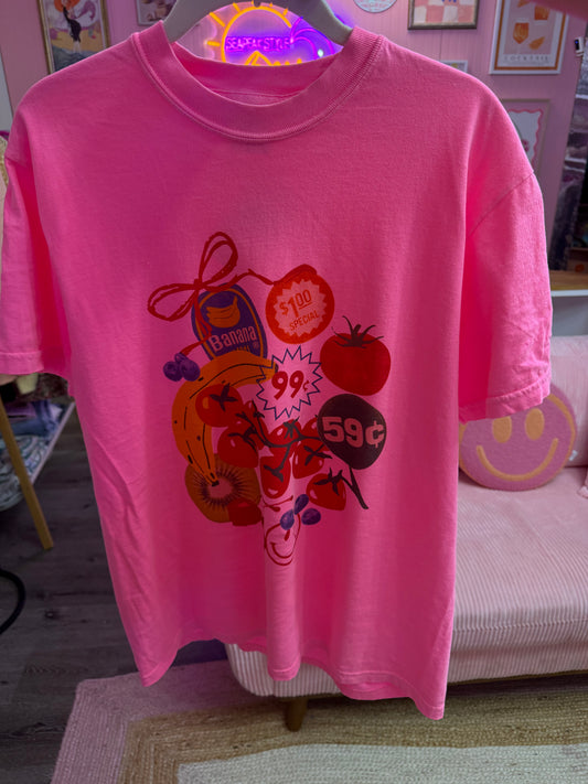 Farmers Market Stickers Tee