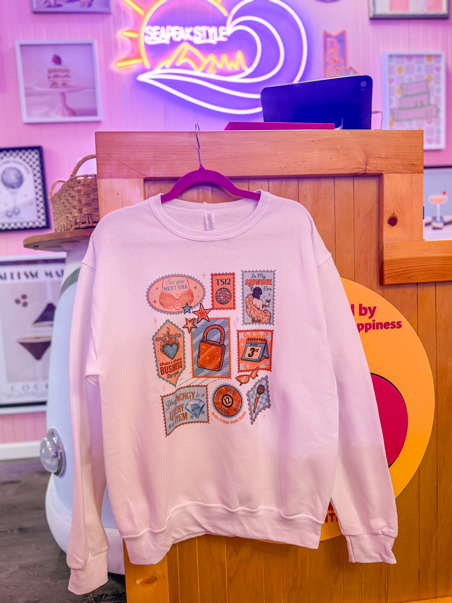 Showgirl Stamp Crewneck