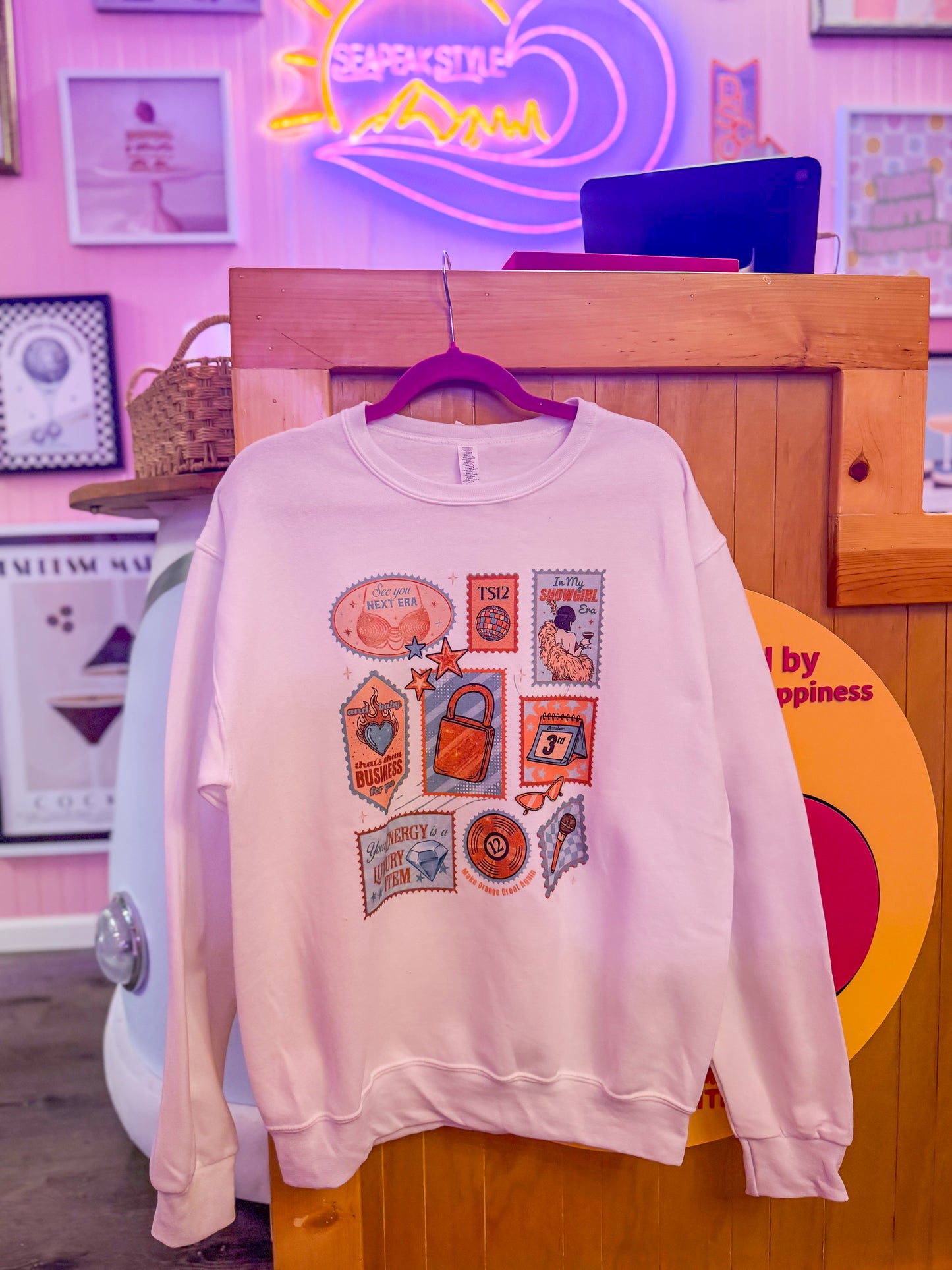 Showgirl Stamp Crewneck