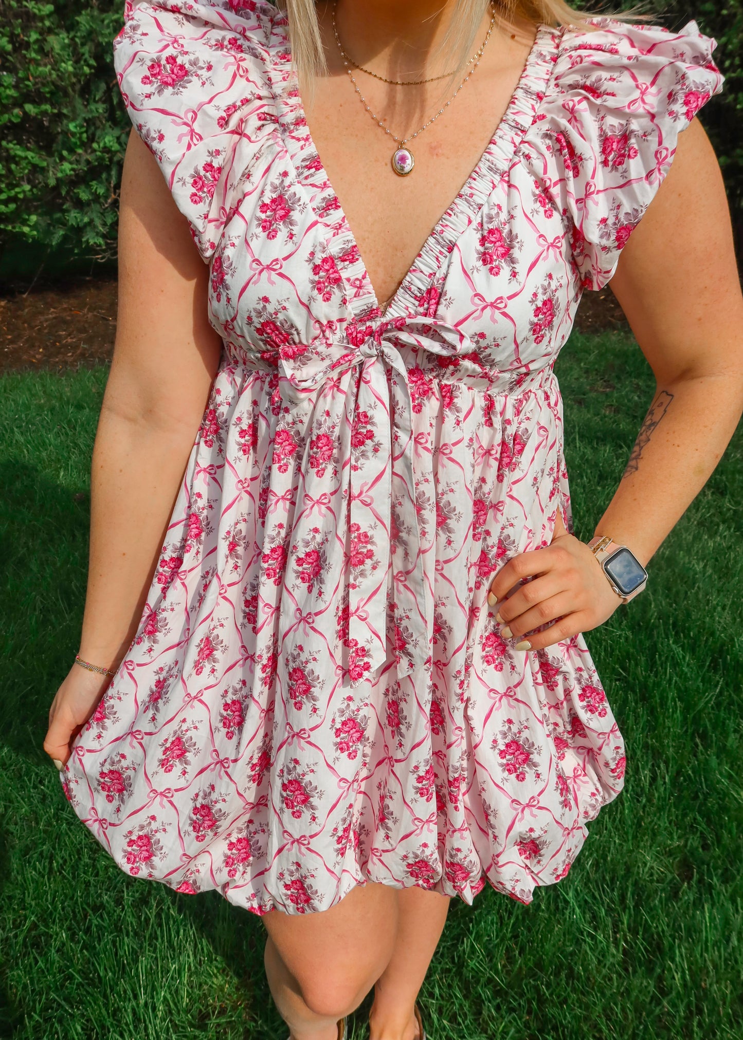 Garden Tea Party Bubble Dress