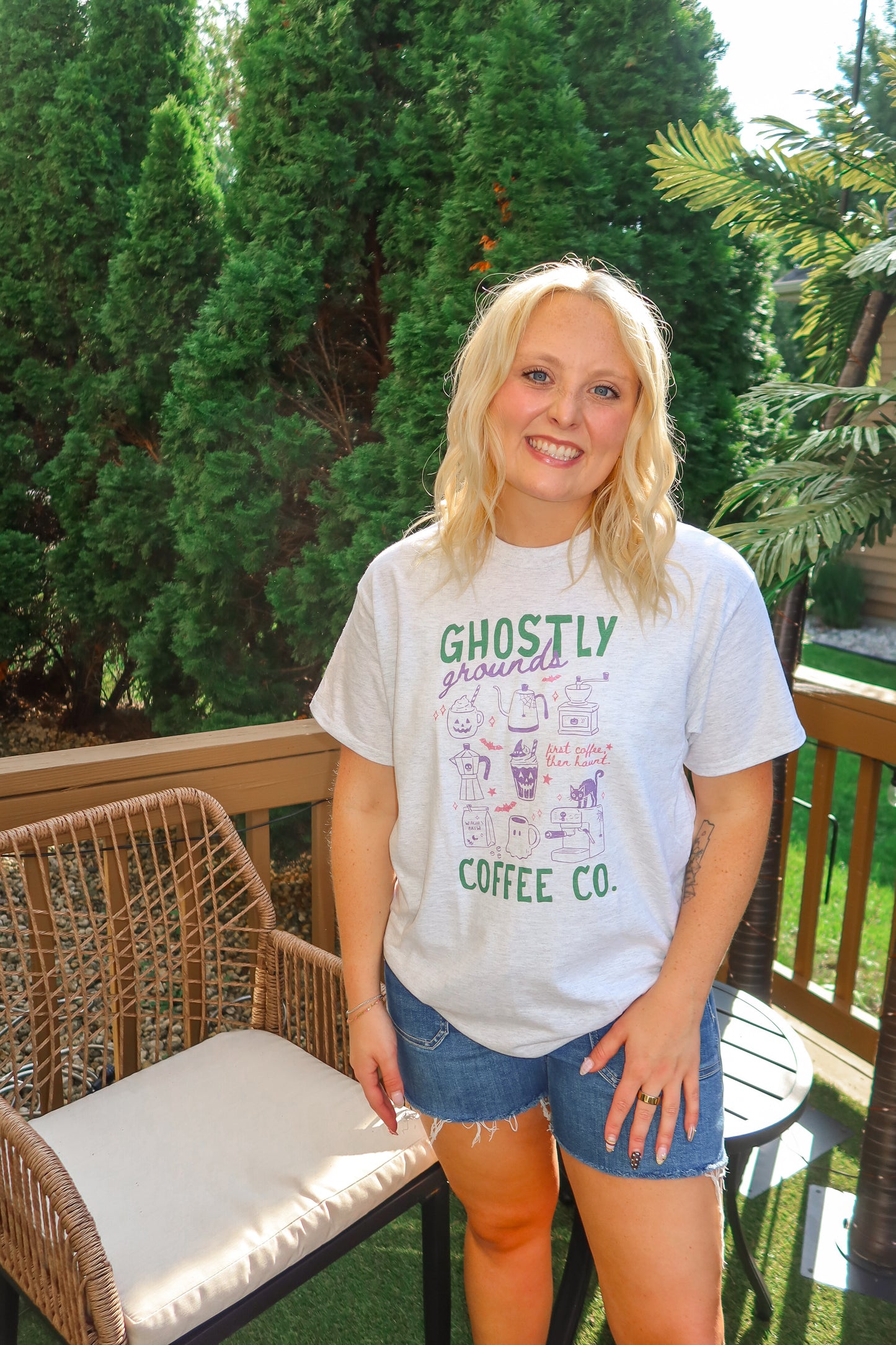 Ghostly Grounds Tee