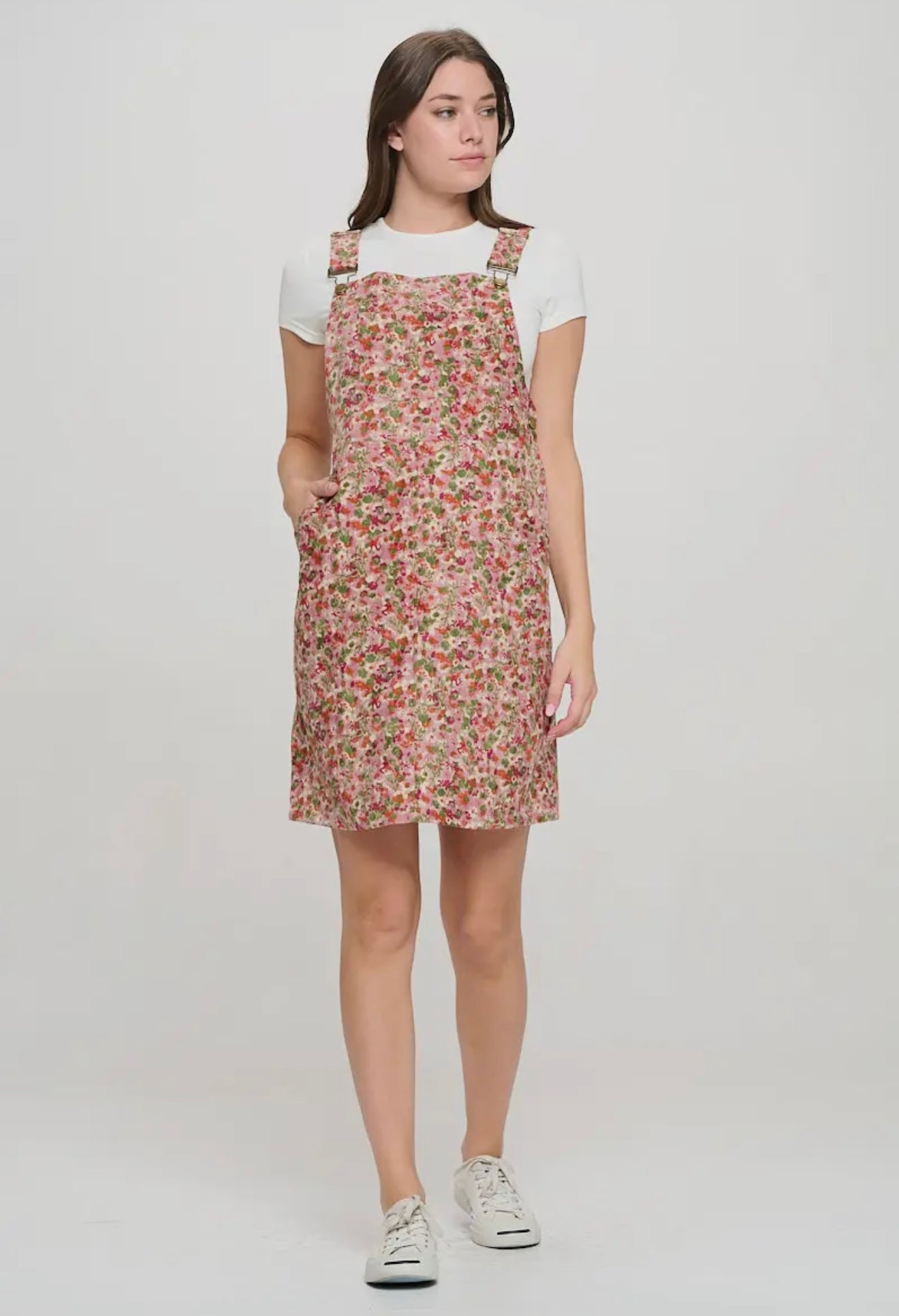 Pretty in Petals Overall Dress