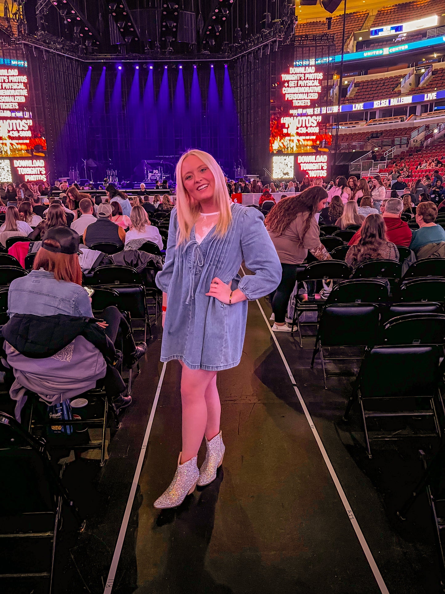 Long sleeve denim Dress