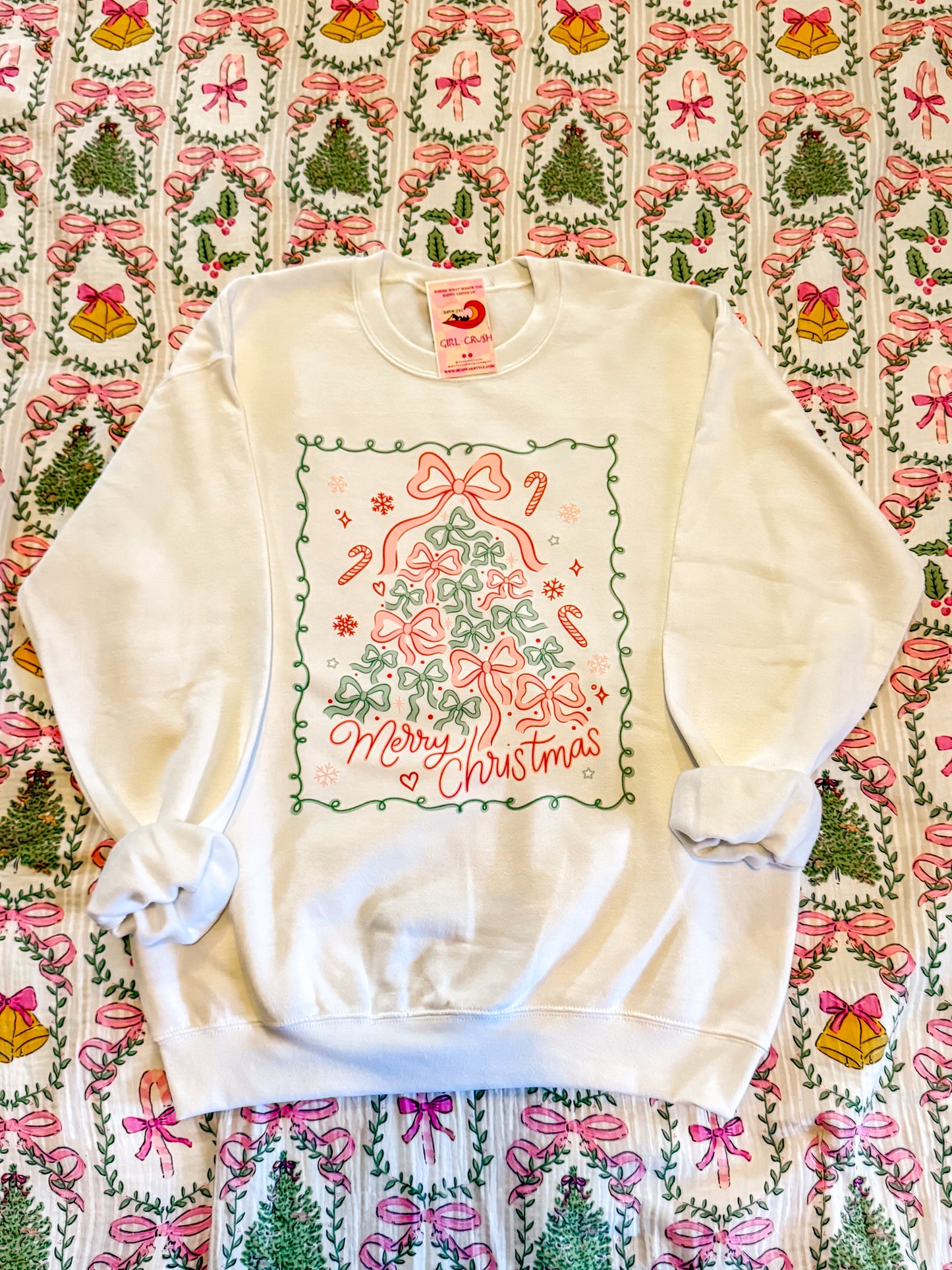 Bow Christmas Tree Sweatshirt
