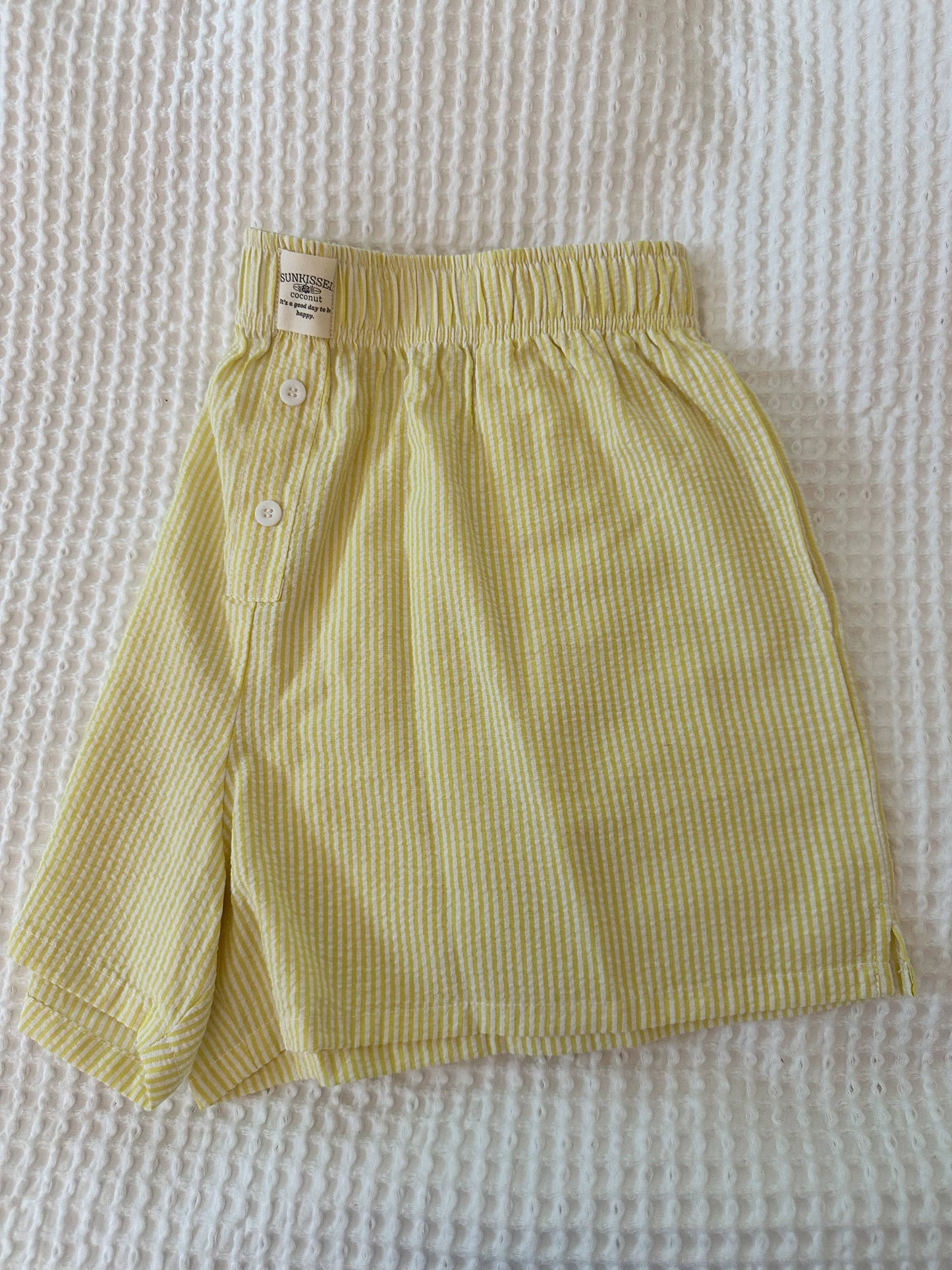 Golden Hour Seersucker Boxer Shorts