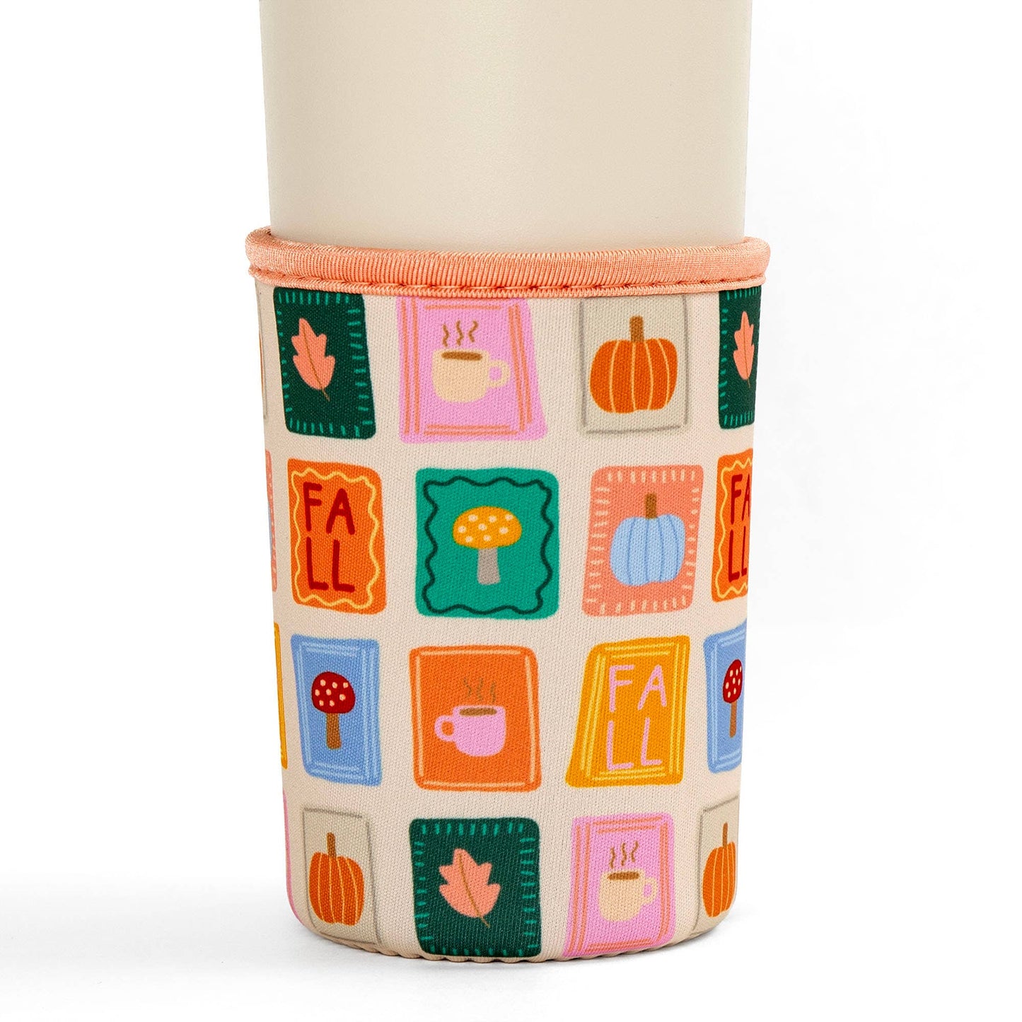 Fall Patches Coffee Coozie
