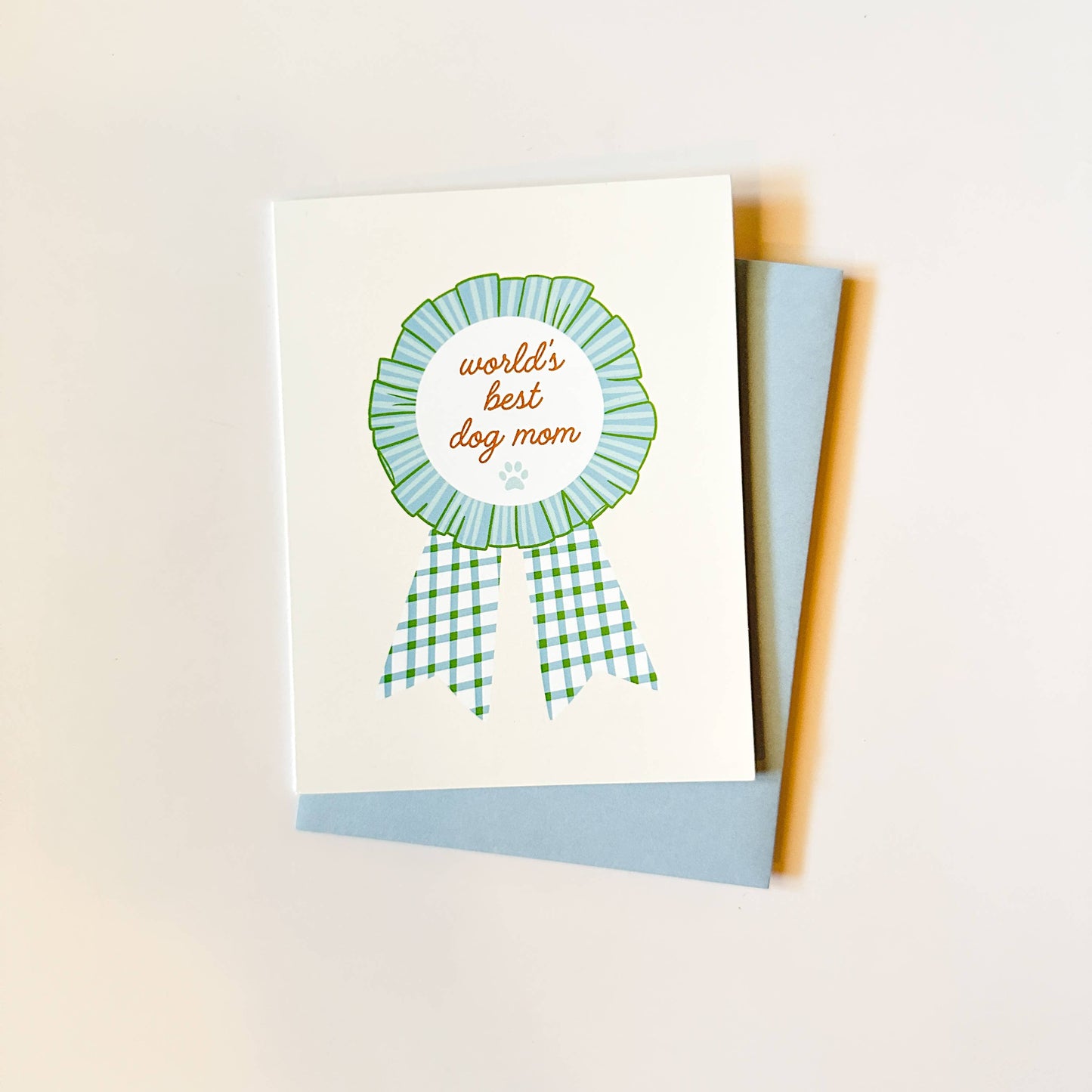 World's Best Dog Mom Greeting Card