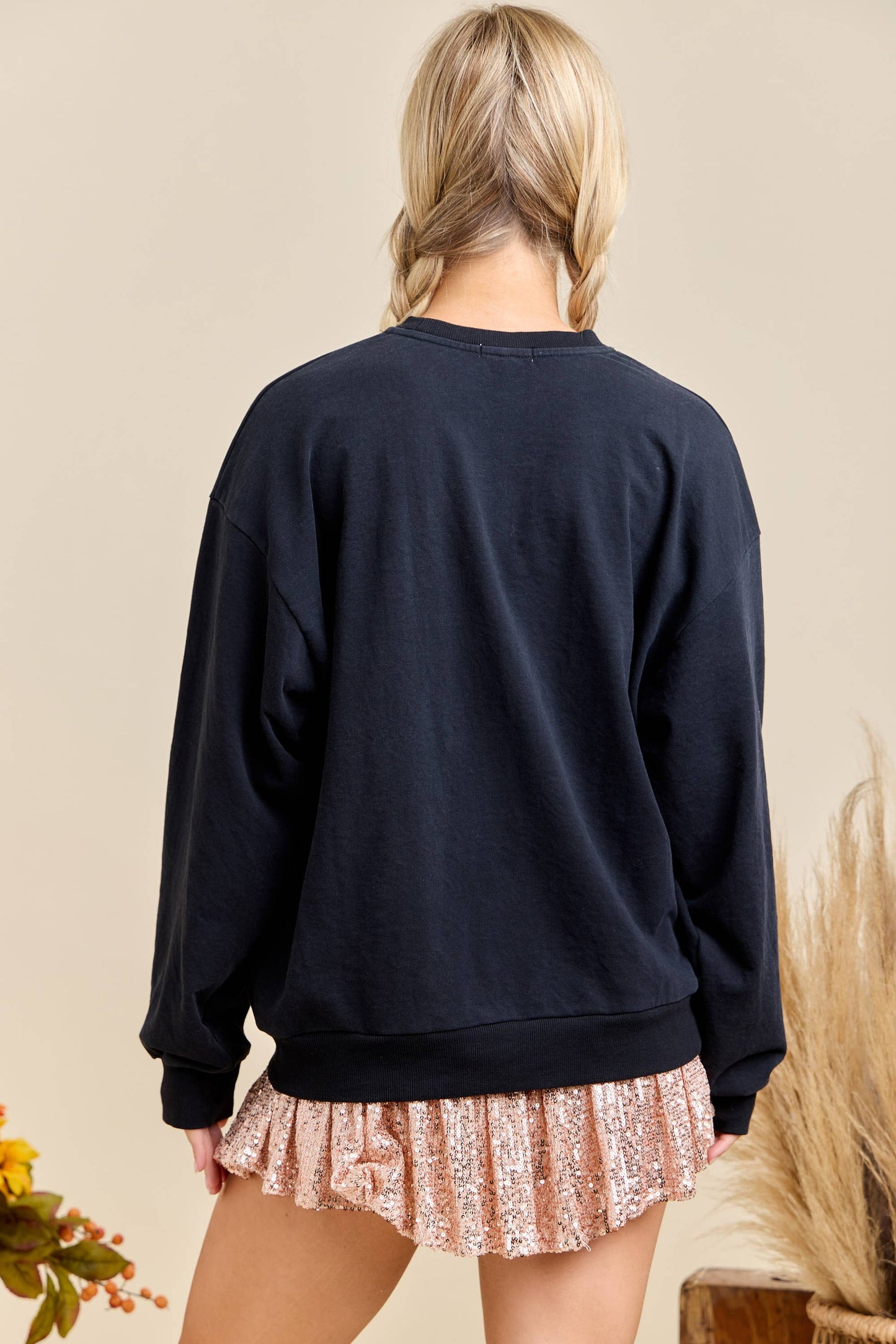 Halloween Patchwork Crewneck