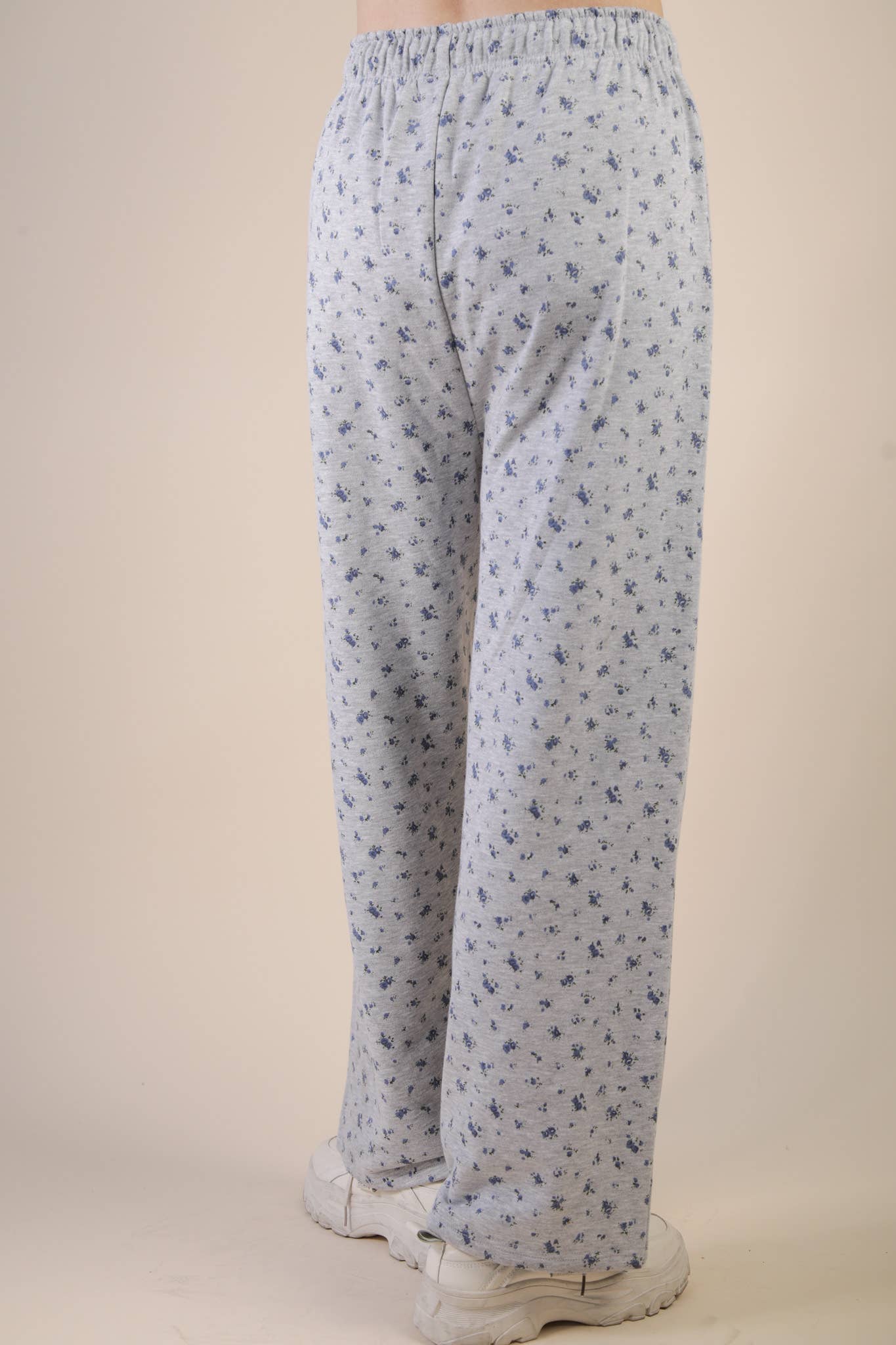 Floral Wide Leg Sweatpants