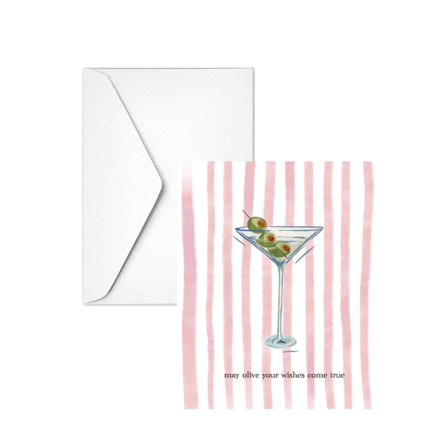 Dirty Martini Greeting Card