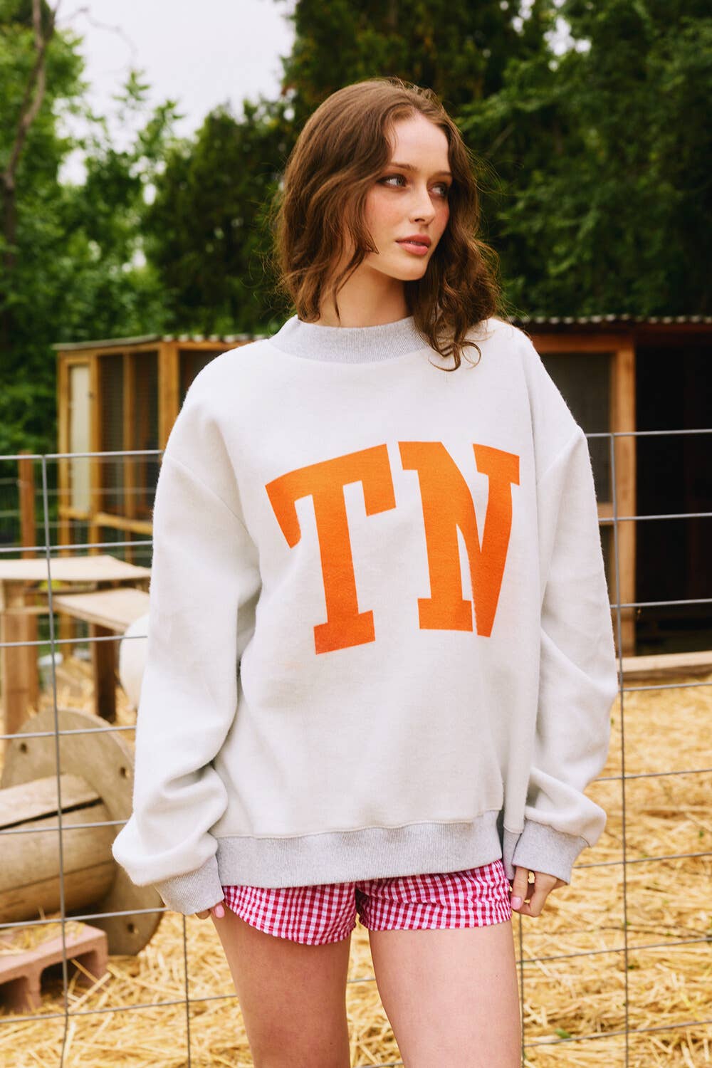 'TENNESSEE & TN' Reversible Mockneck