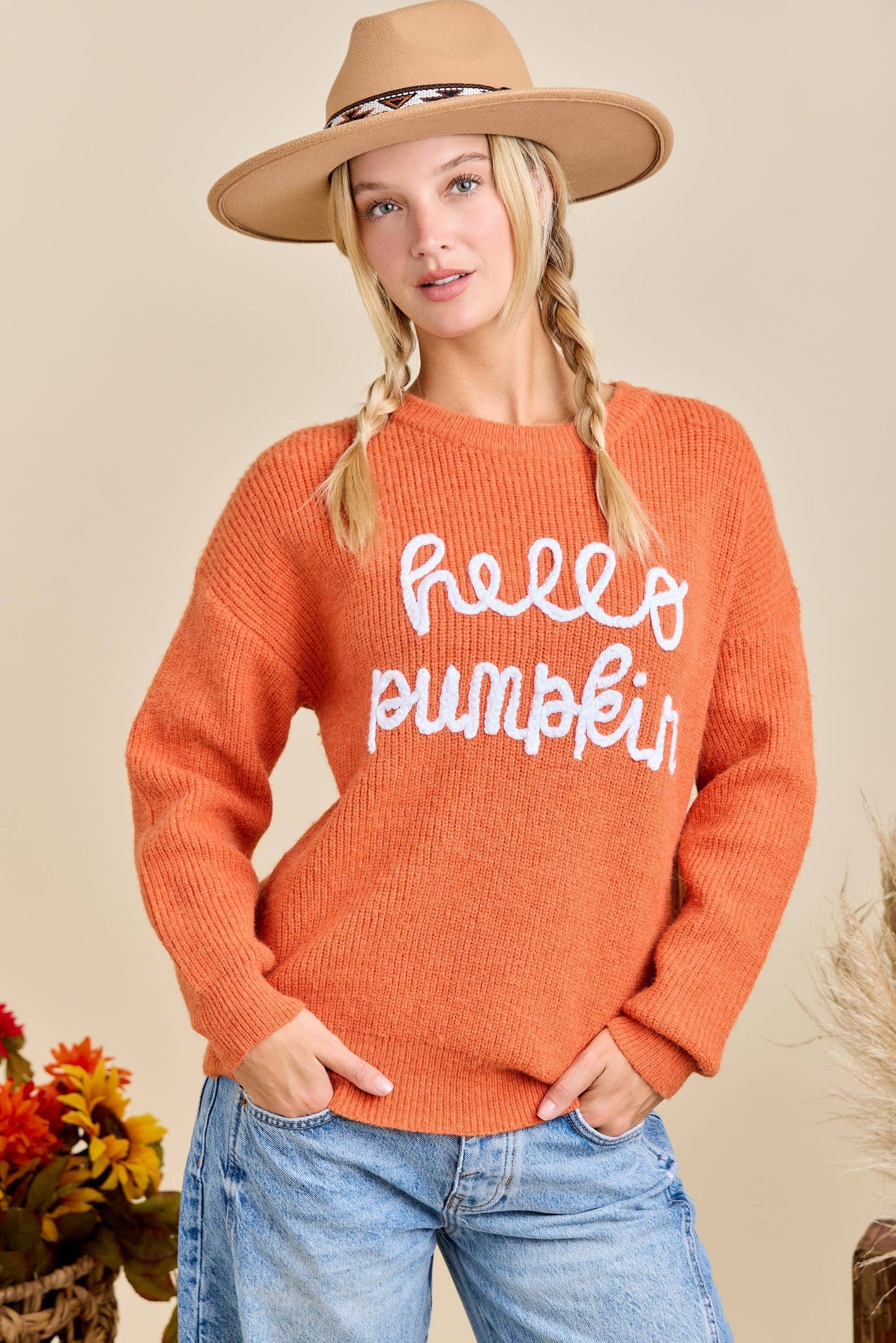 Hello Pumpkin Sweater