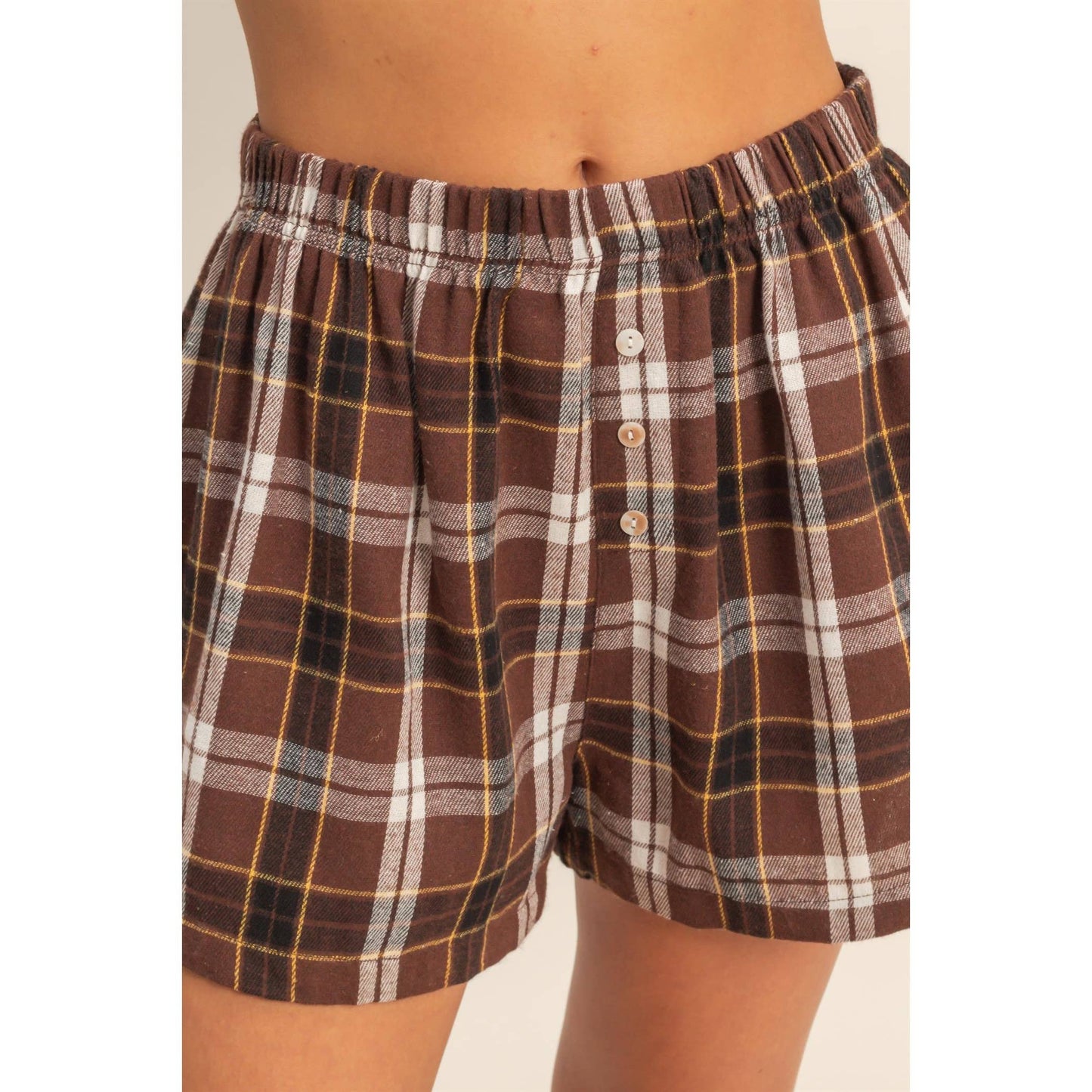 Flannel Boxer Shorts