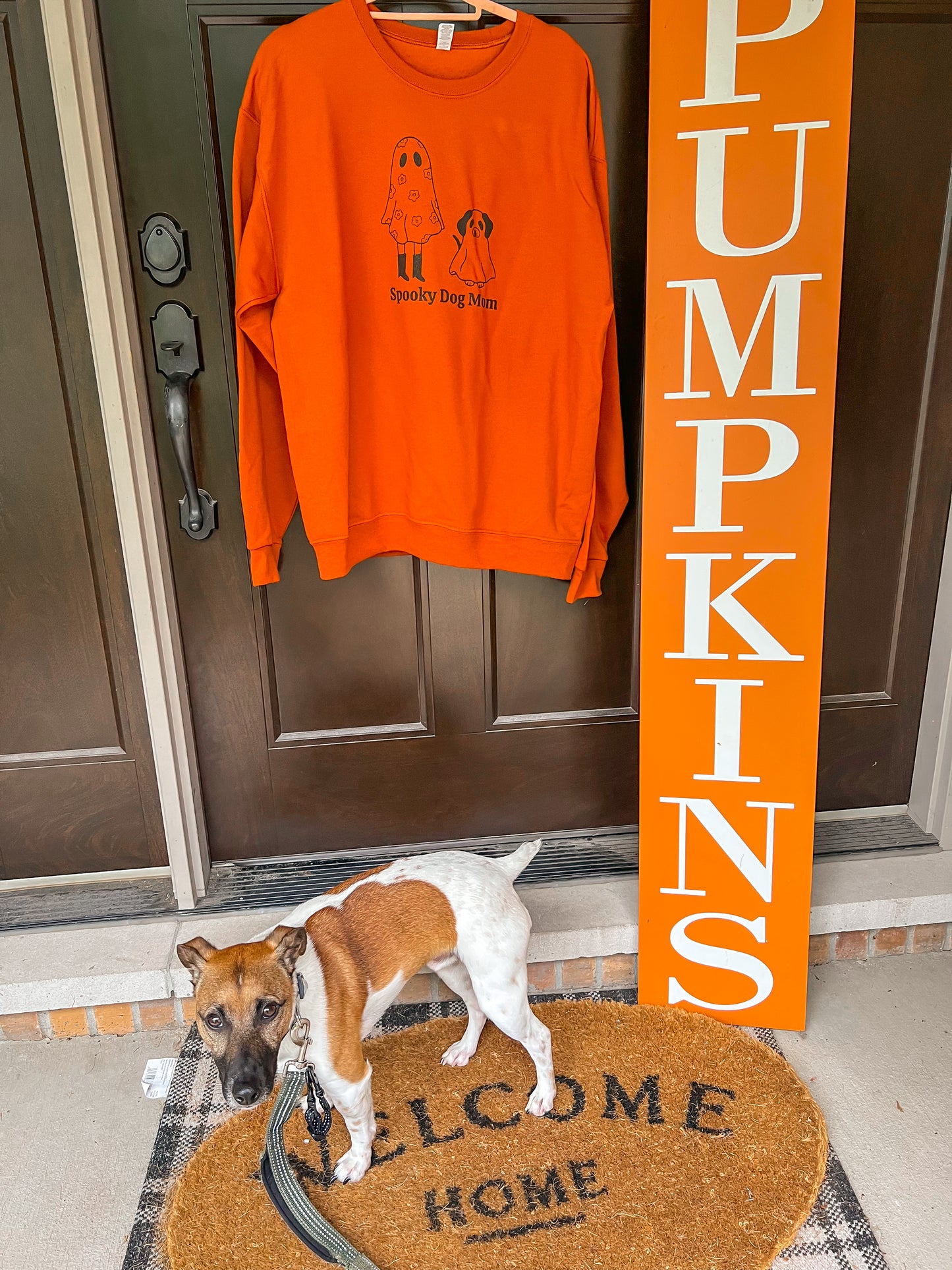 Spooky Dog Mom Crewneck Sweatshirt