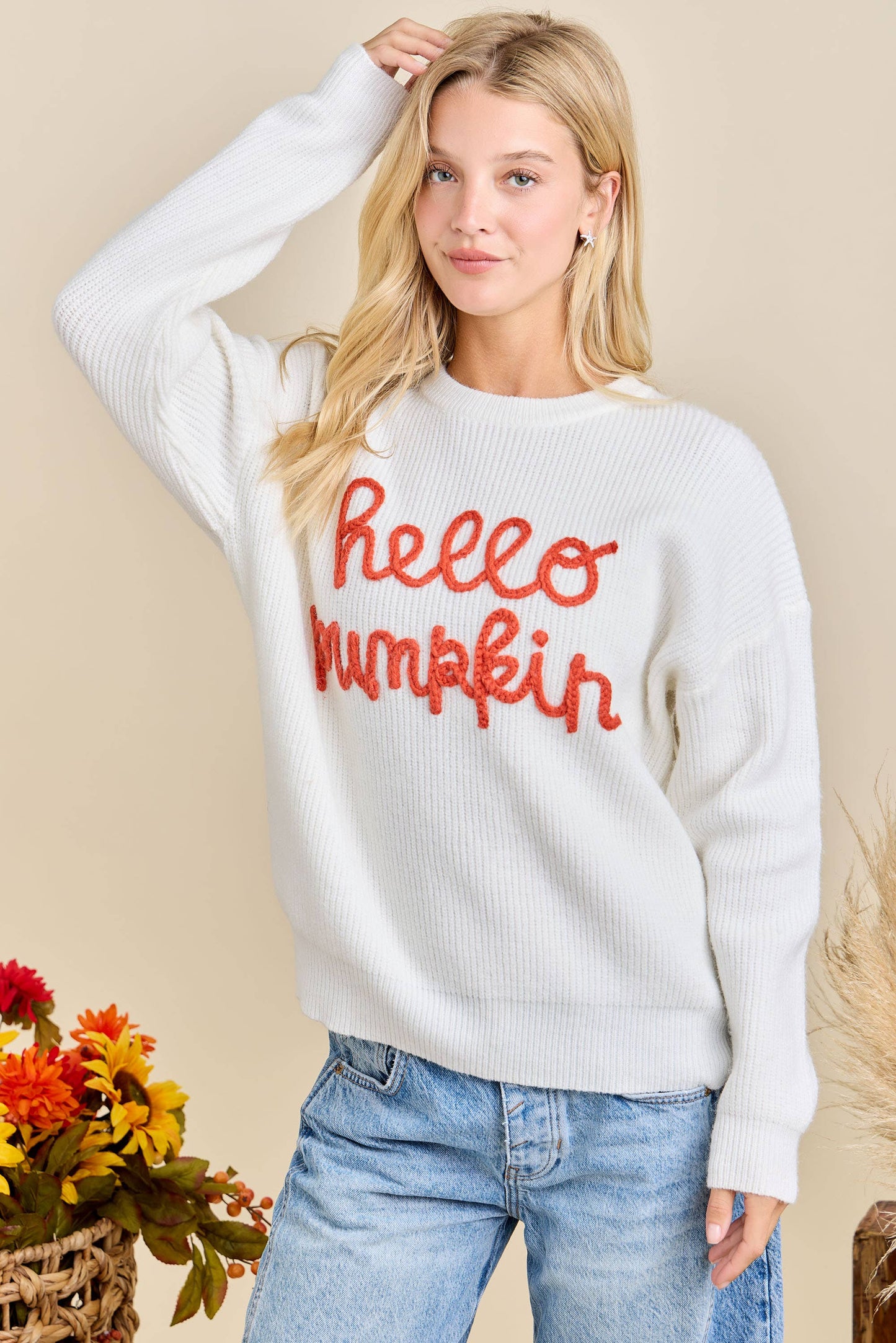 Hello Pumpkin Sweater