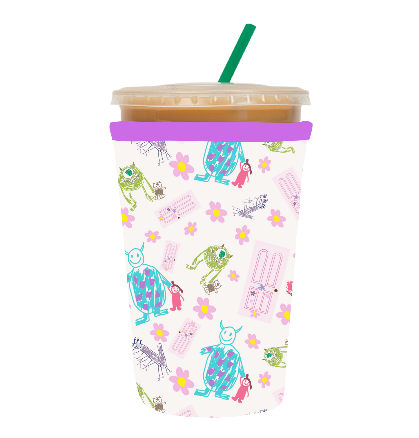 Monster Drawings Coffee Coozie