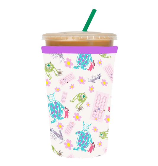 Monster Drawings Coffee Coozie