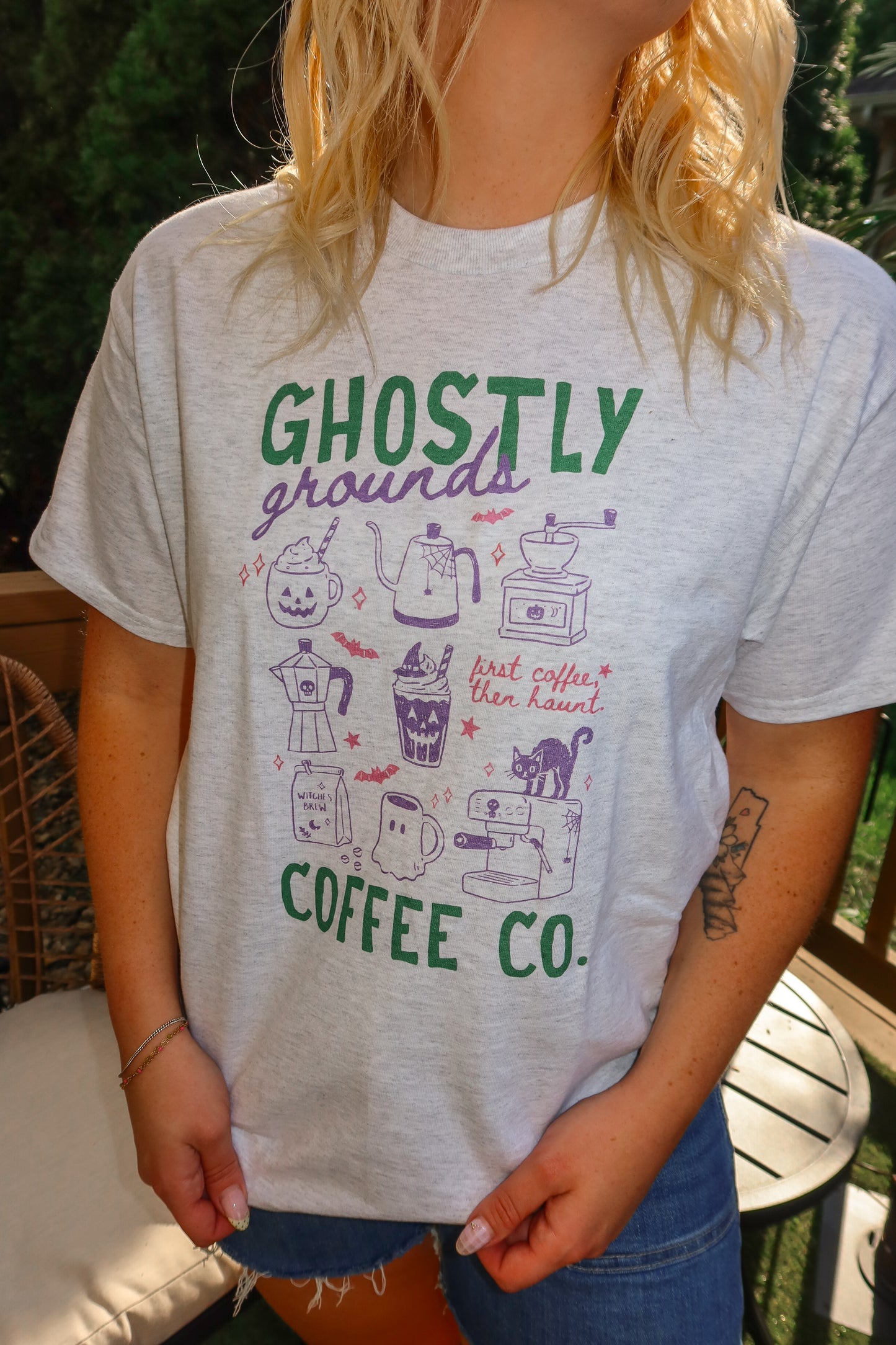 Ghostly Grounds Tee