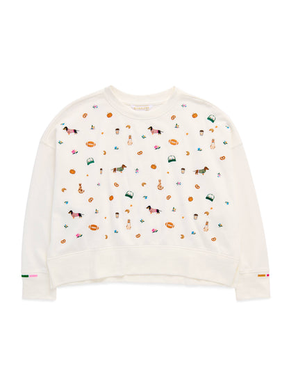 Fall Favorites Embroidered Sweatshirt