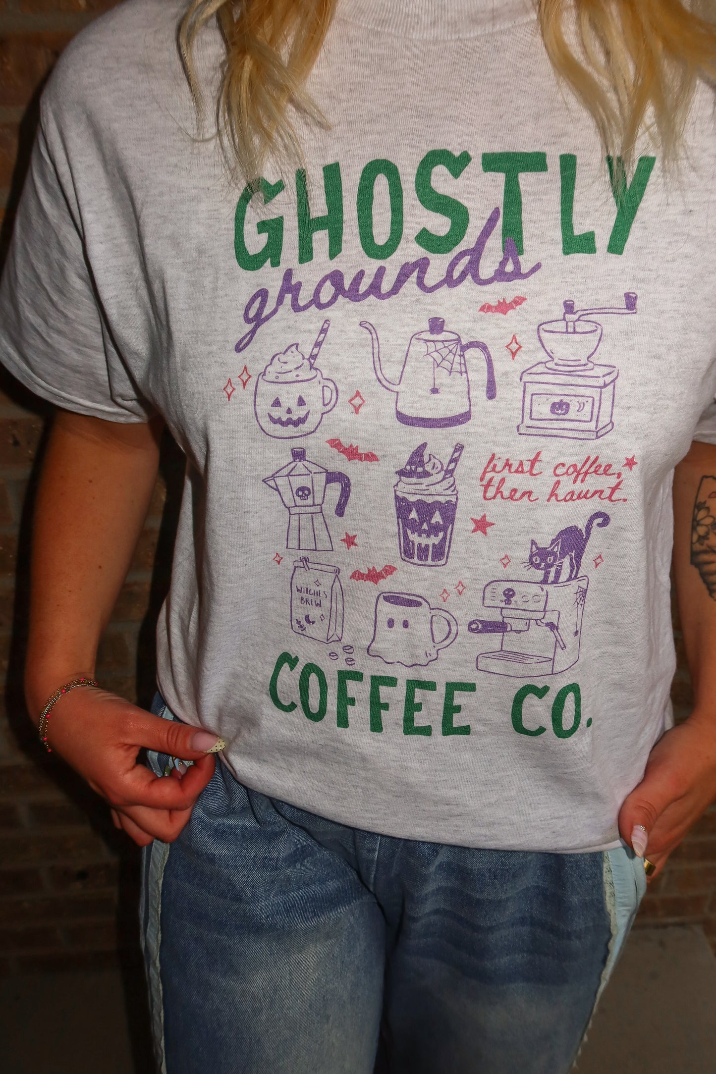 Ghostly Grounds Tee