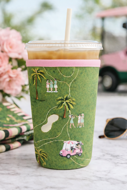 Ladies Golf Club Coffee Coozie