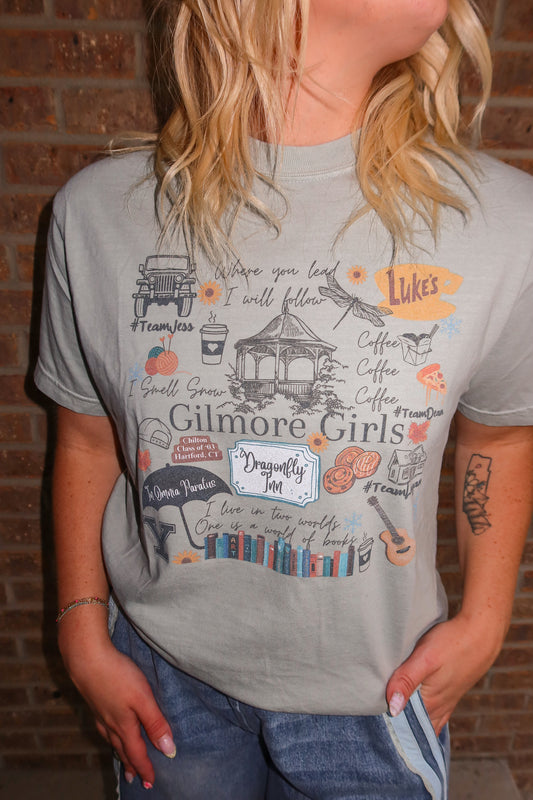 Gilmore Girls Inspired Collage Tee