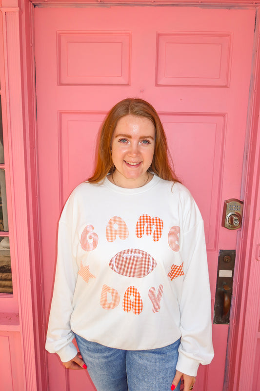 Game Day Patchwork Crewneck