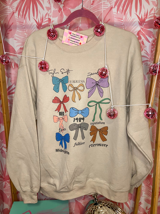 Bow Tour Crewneck Sweatshirt