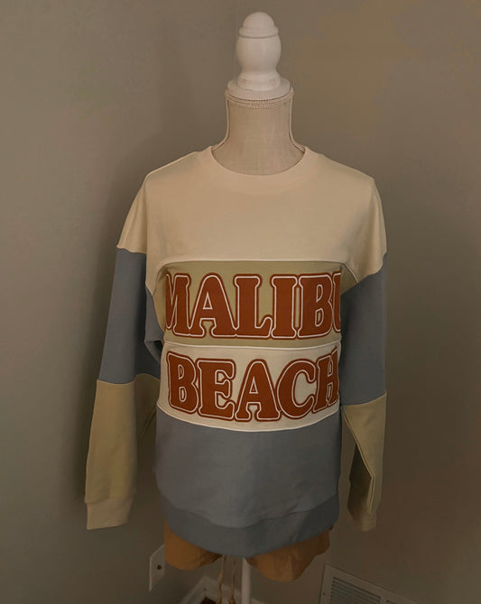 Malibu Beach color-block Sweatshirt